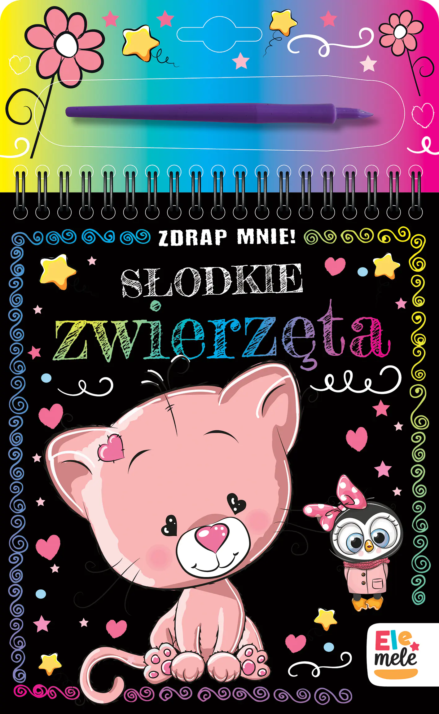 Książka - Słodkie zwierzęta. Zdrap mnie!