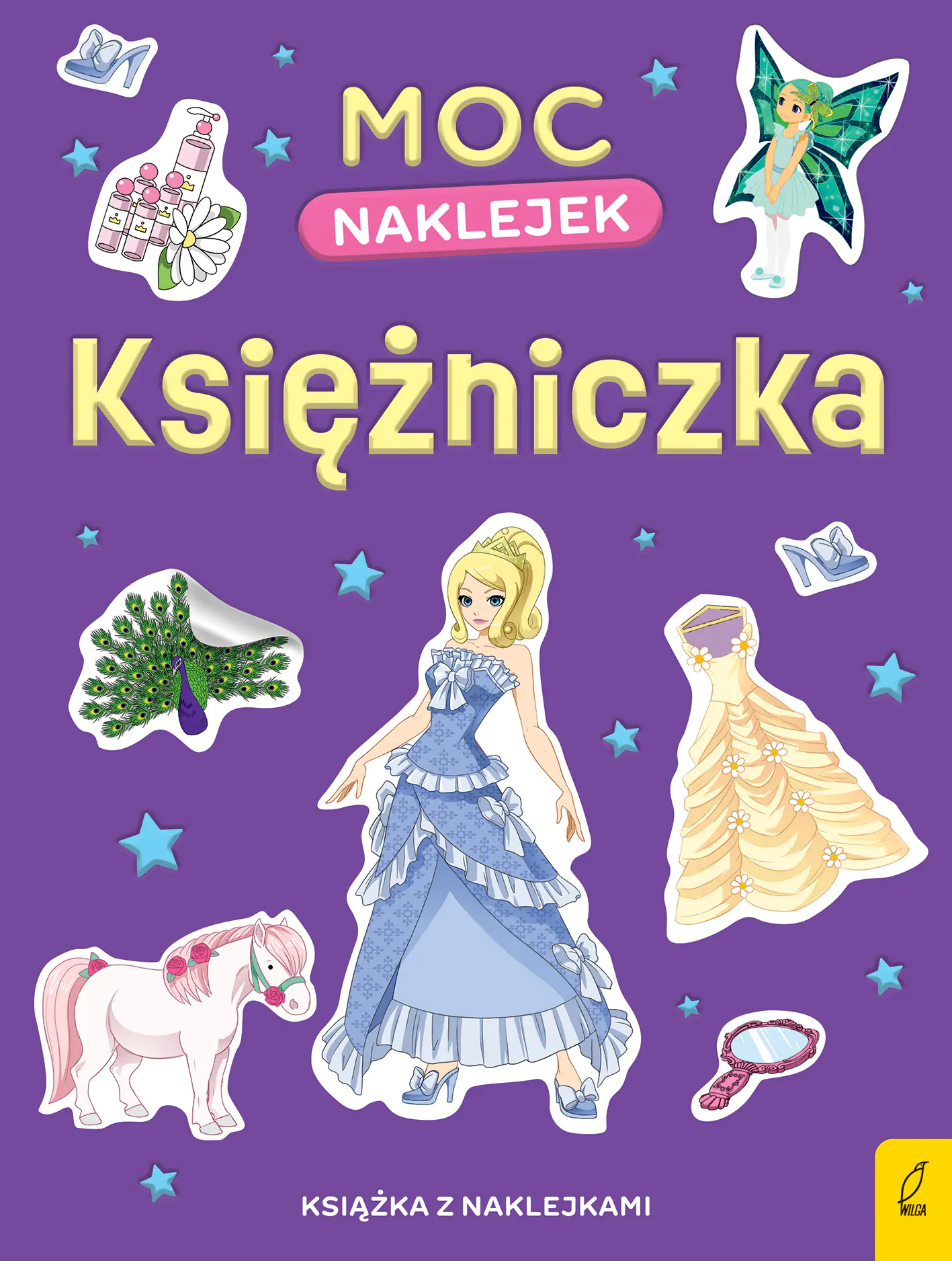 Książka - Moc naklejek. Księżniczka