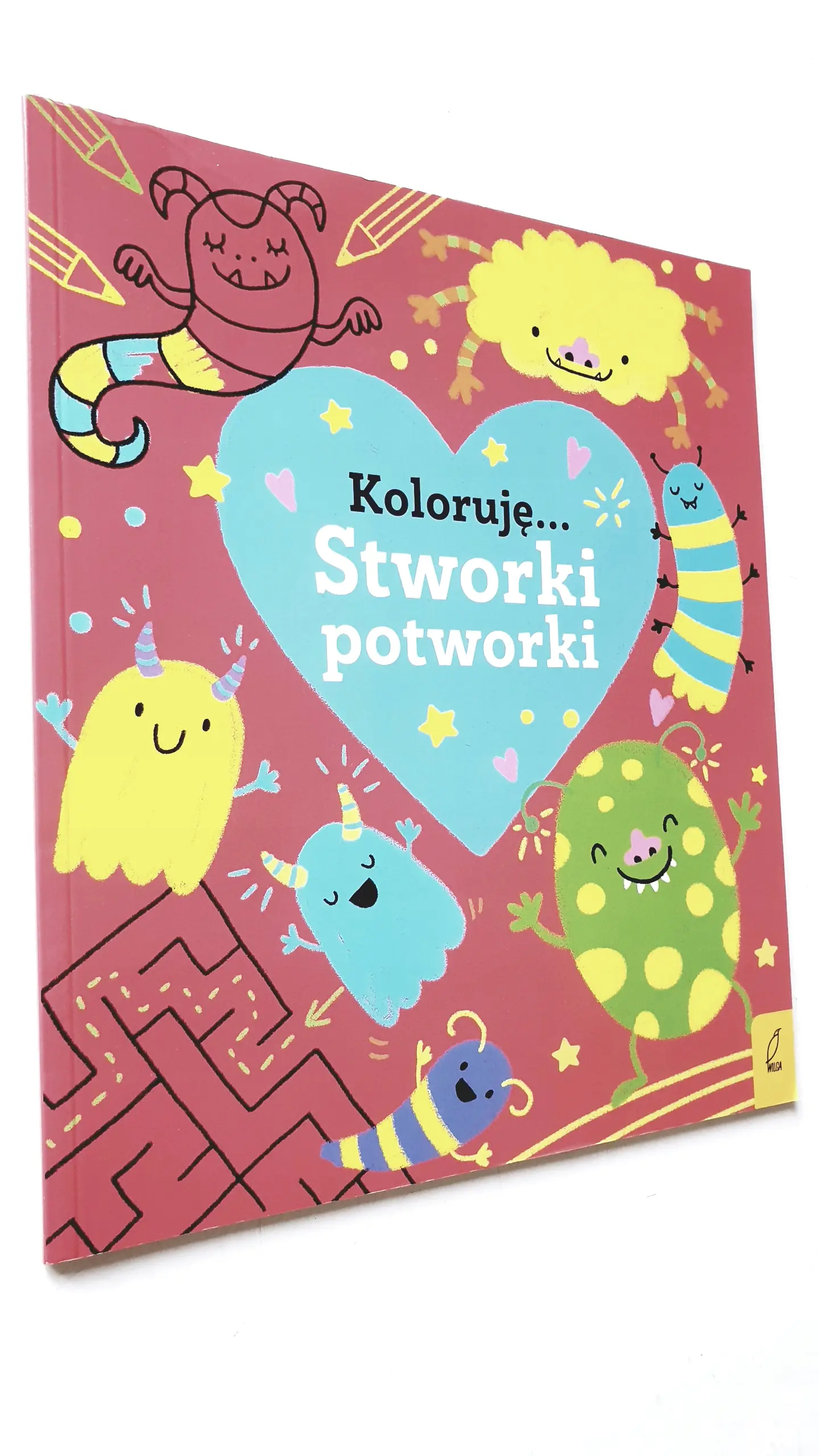 Książka - Stworki potworki. Koloruję