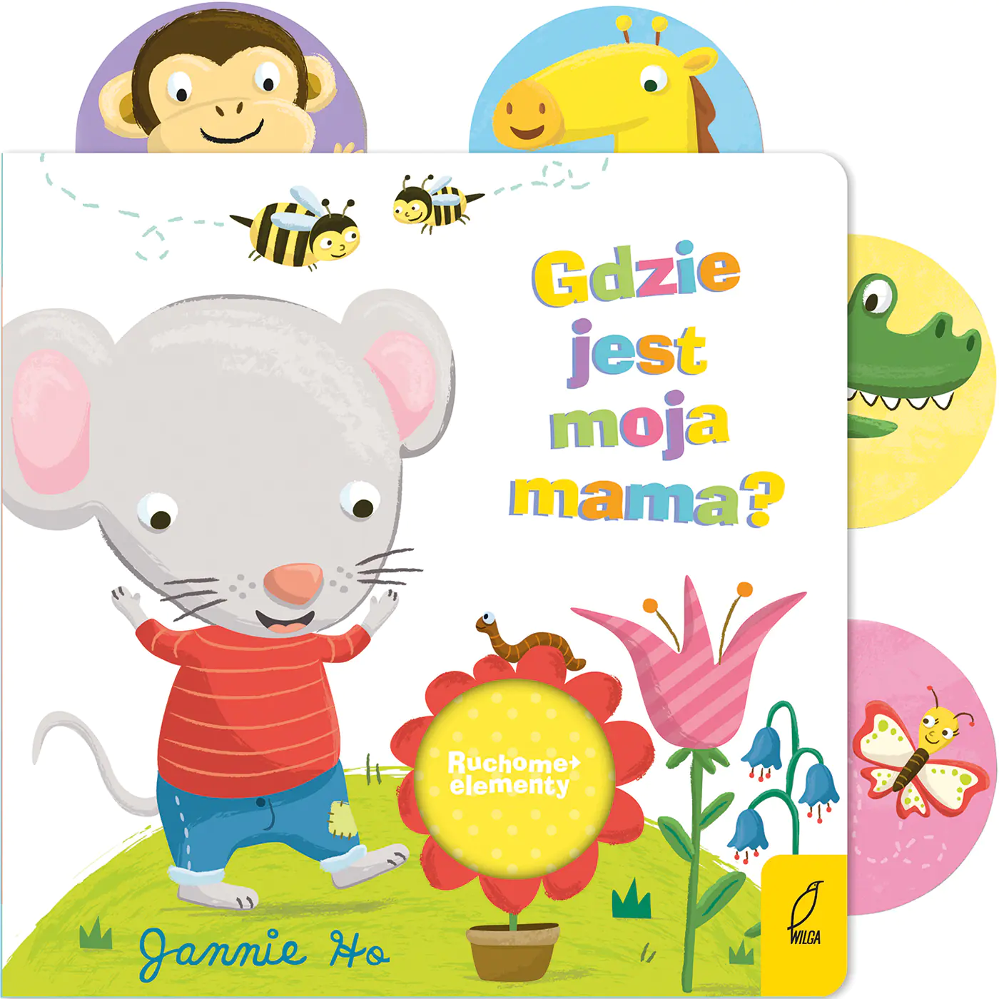 Książka - Gdzie jest moja mama? Ruchome elementy