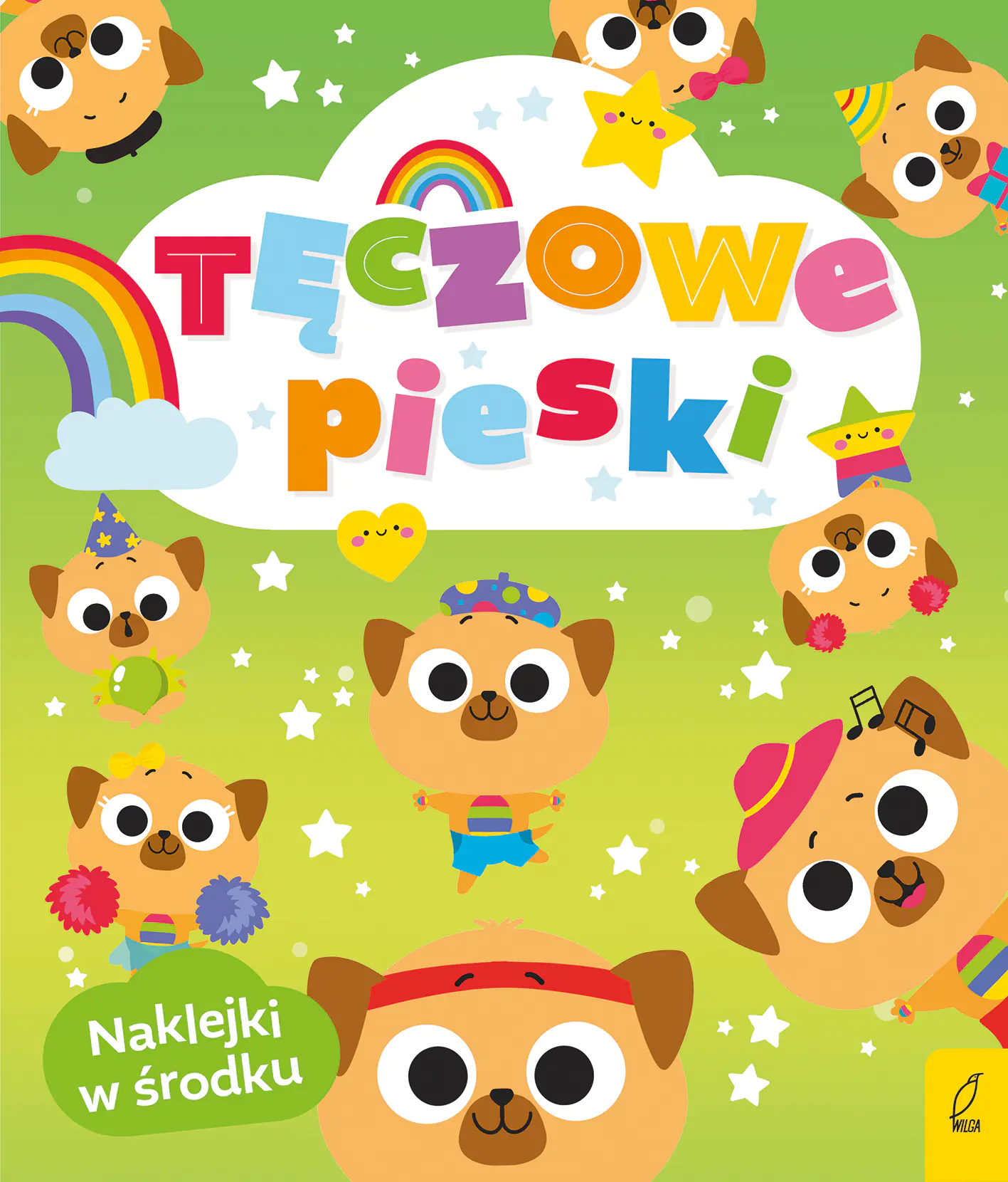 Książka - Tęczowe pieski. Tęczowe zwierzaki