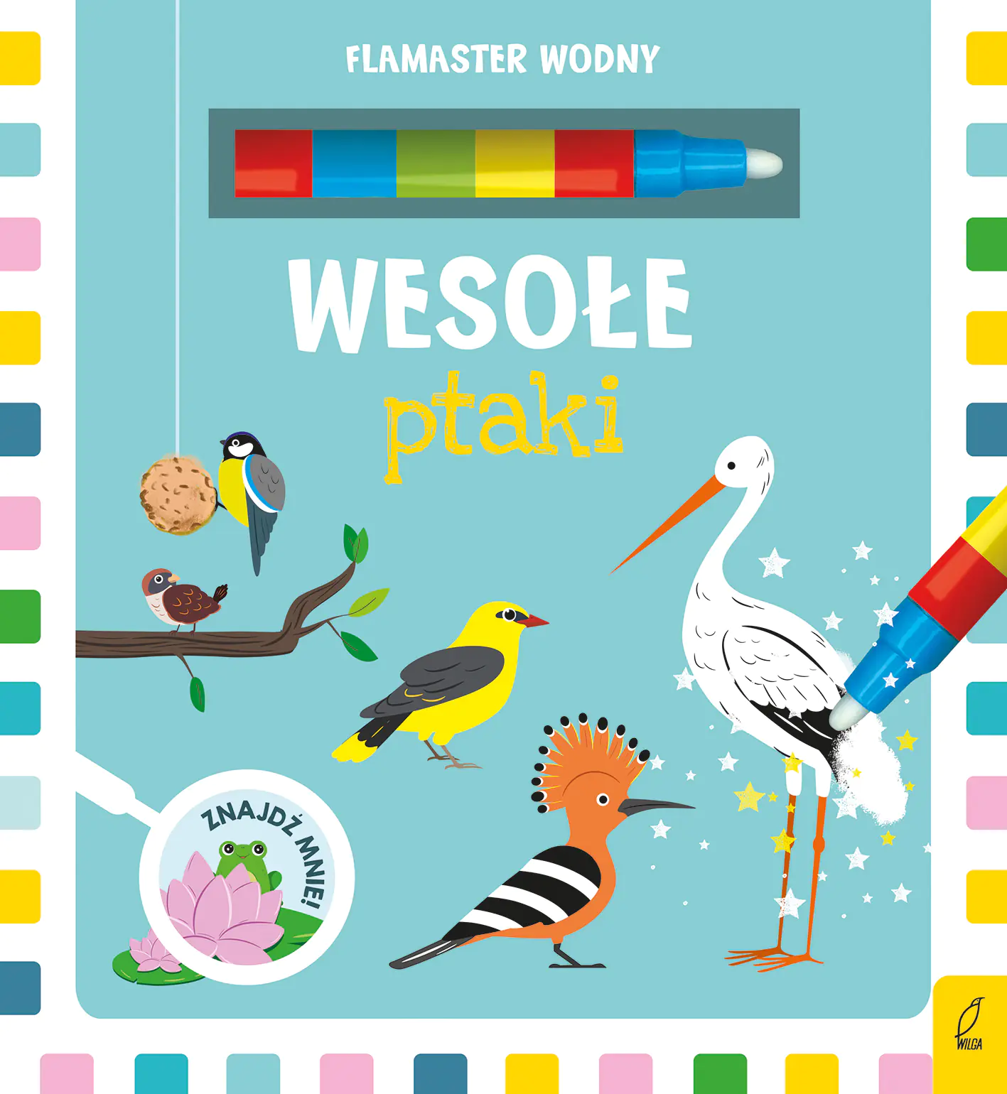 Książka - Flamaster wodny. Wesołe ptaki
