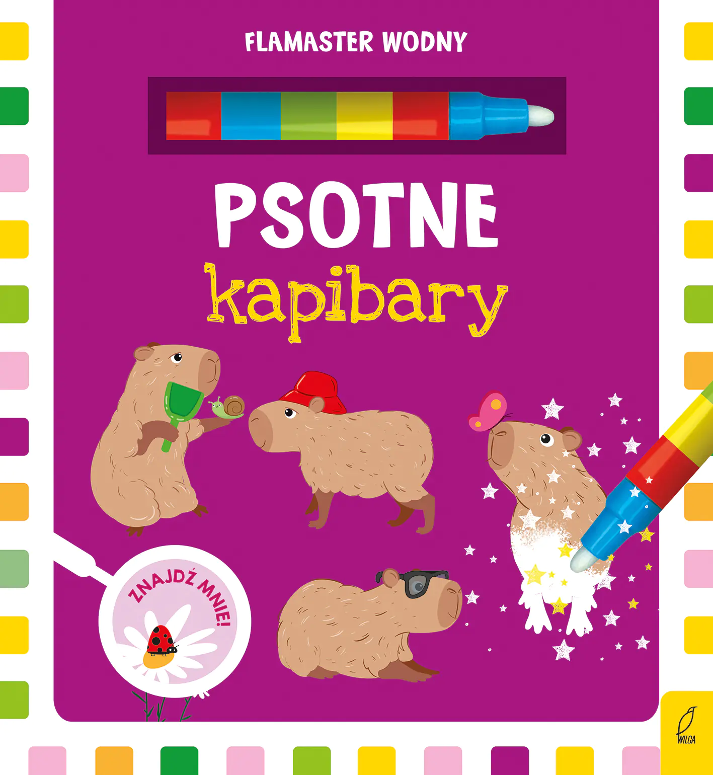 Książka - Flamaster wodny. Psotne kapibary