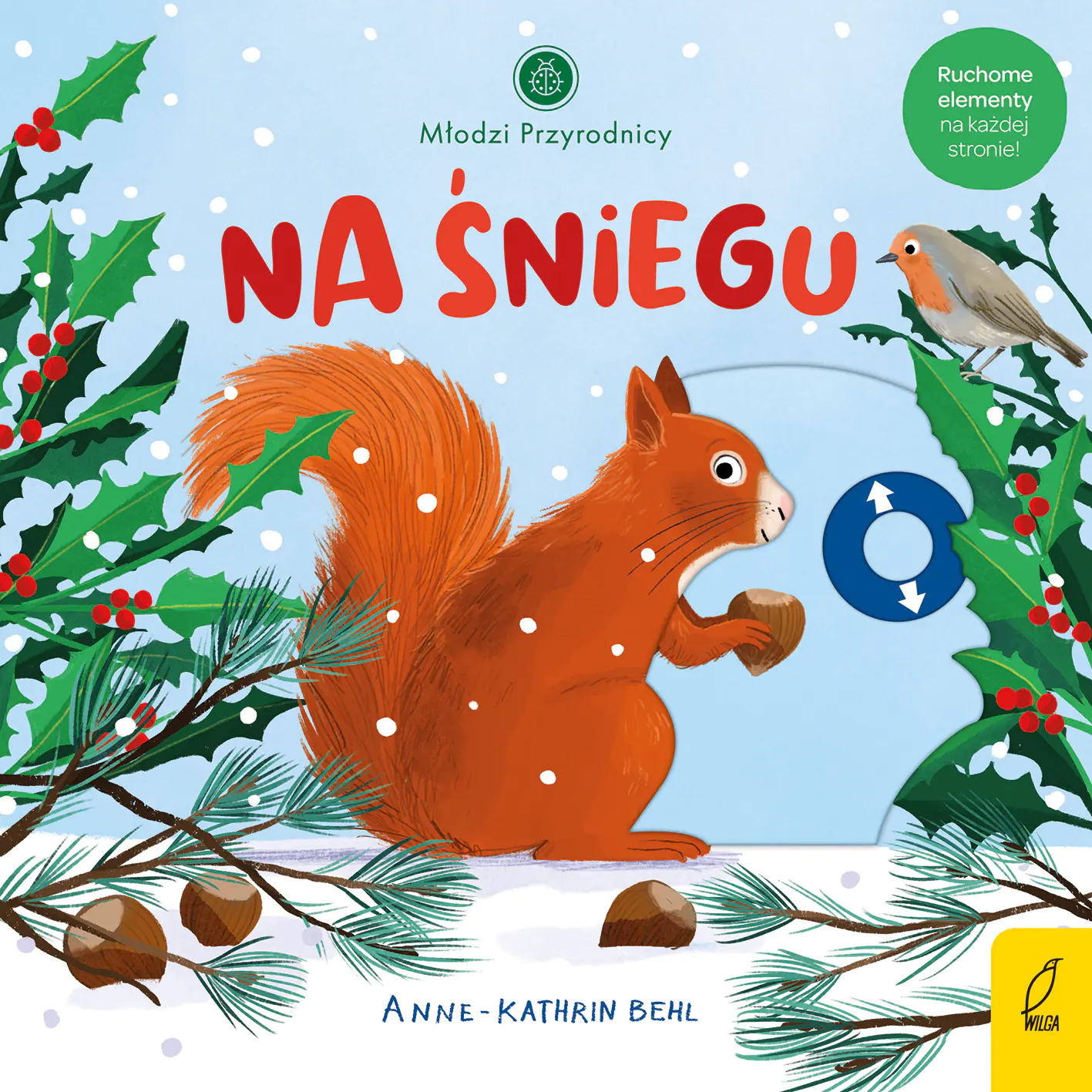 Książka - Na śniegu. Młodzi przyrodnicy