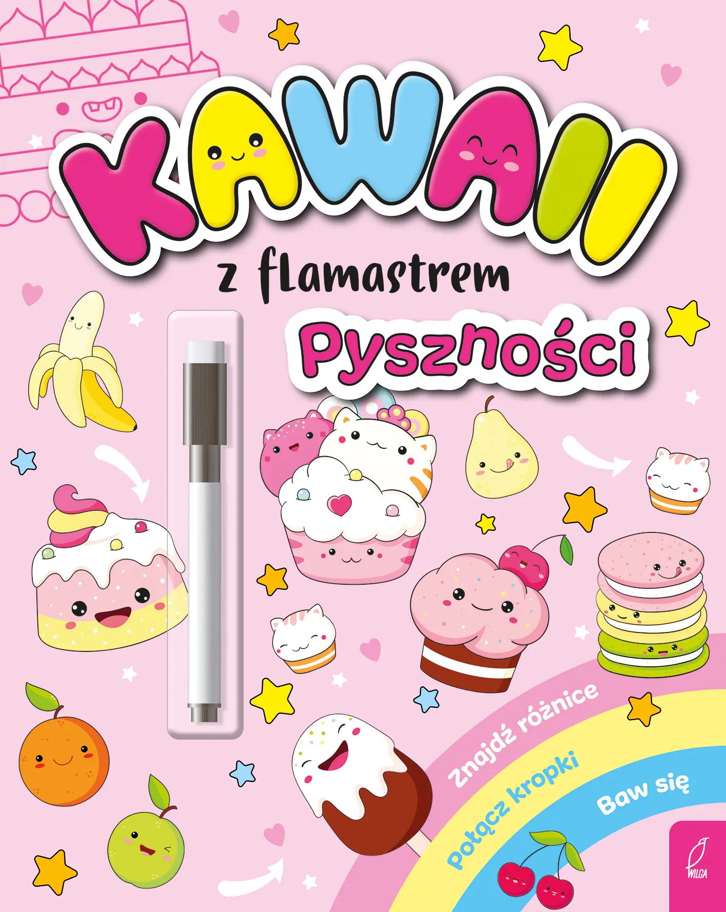 Książka - Pyszności. Kawaii z flamastrem