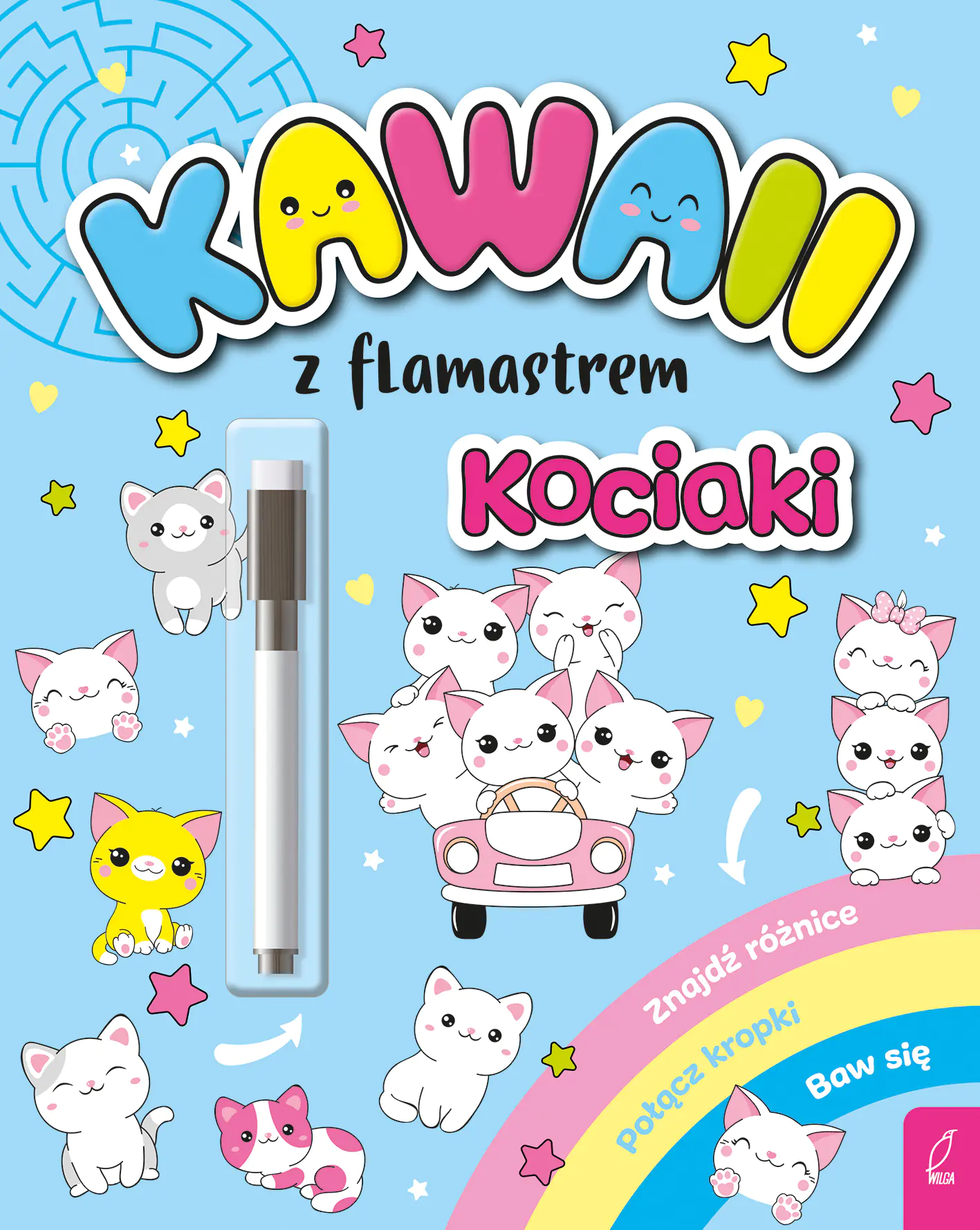 Książka - Kociaki. Kawaii z flamastrem