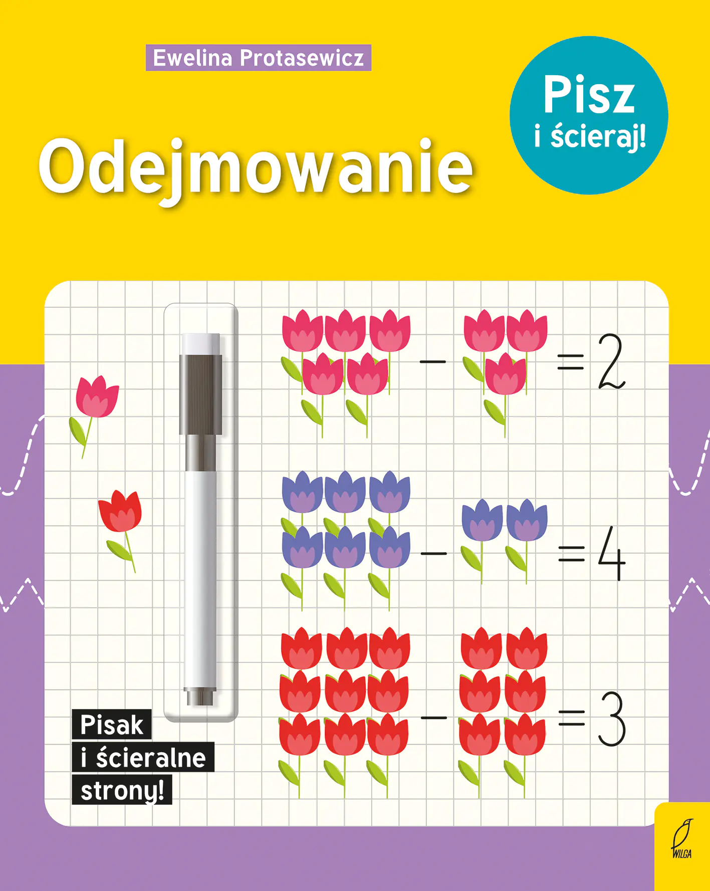 Książka - Odejmowanie. Pisz i ścieraj!