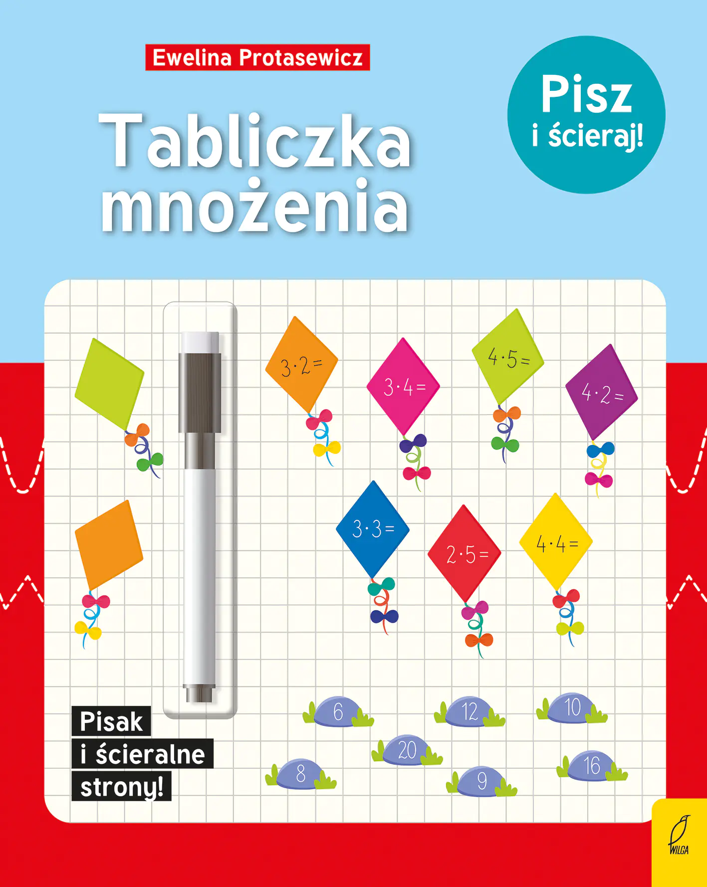Książka - Tabliczka mnożenia. Pisz i ścieraj!