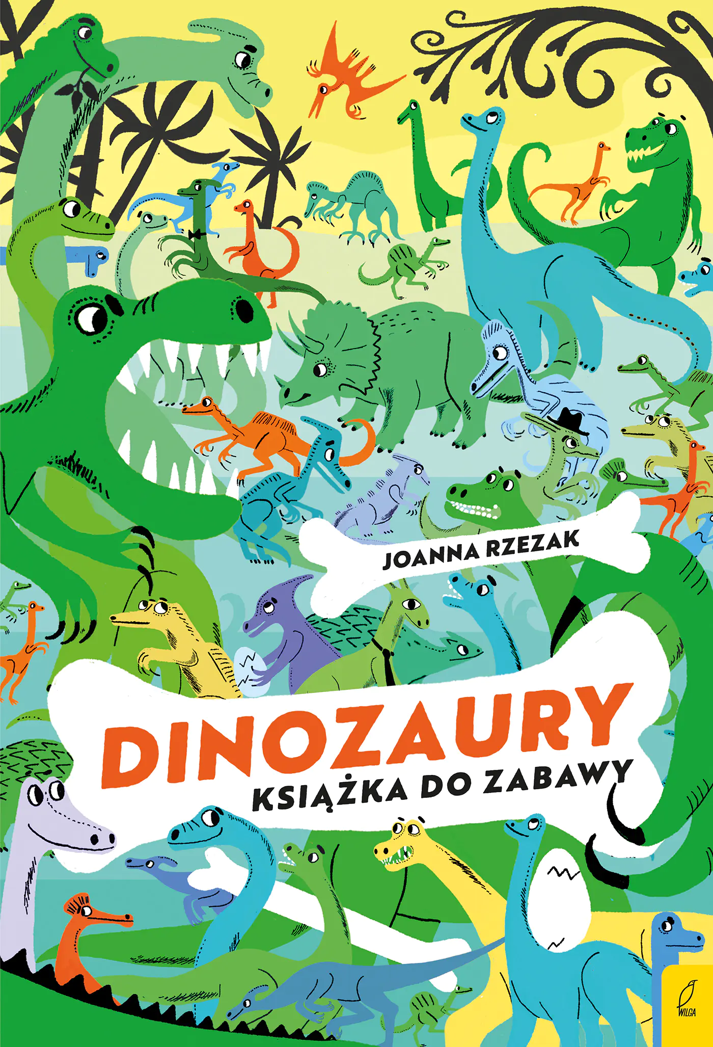 Książka - Książka do zabawy. Dinozaury