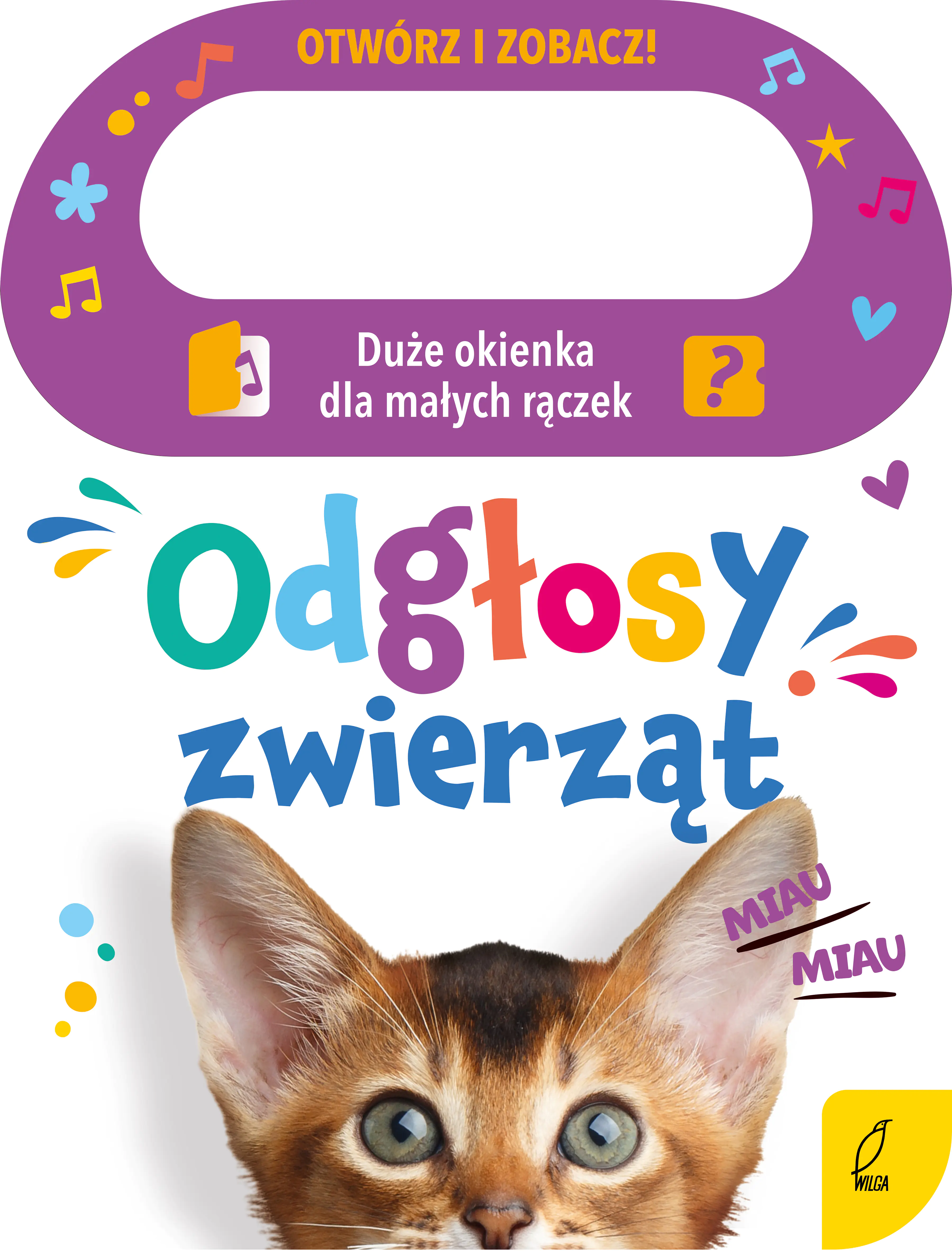 Książka - Odgłosy zwierząt. Otwórz i zobacz!