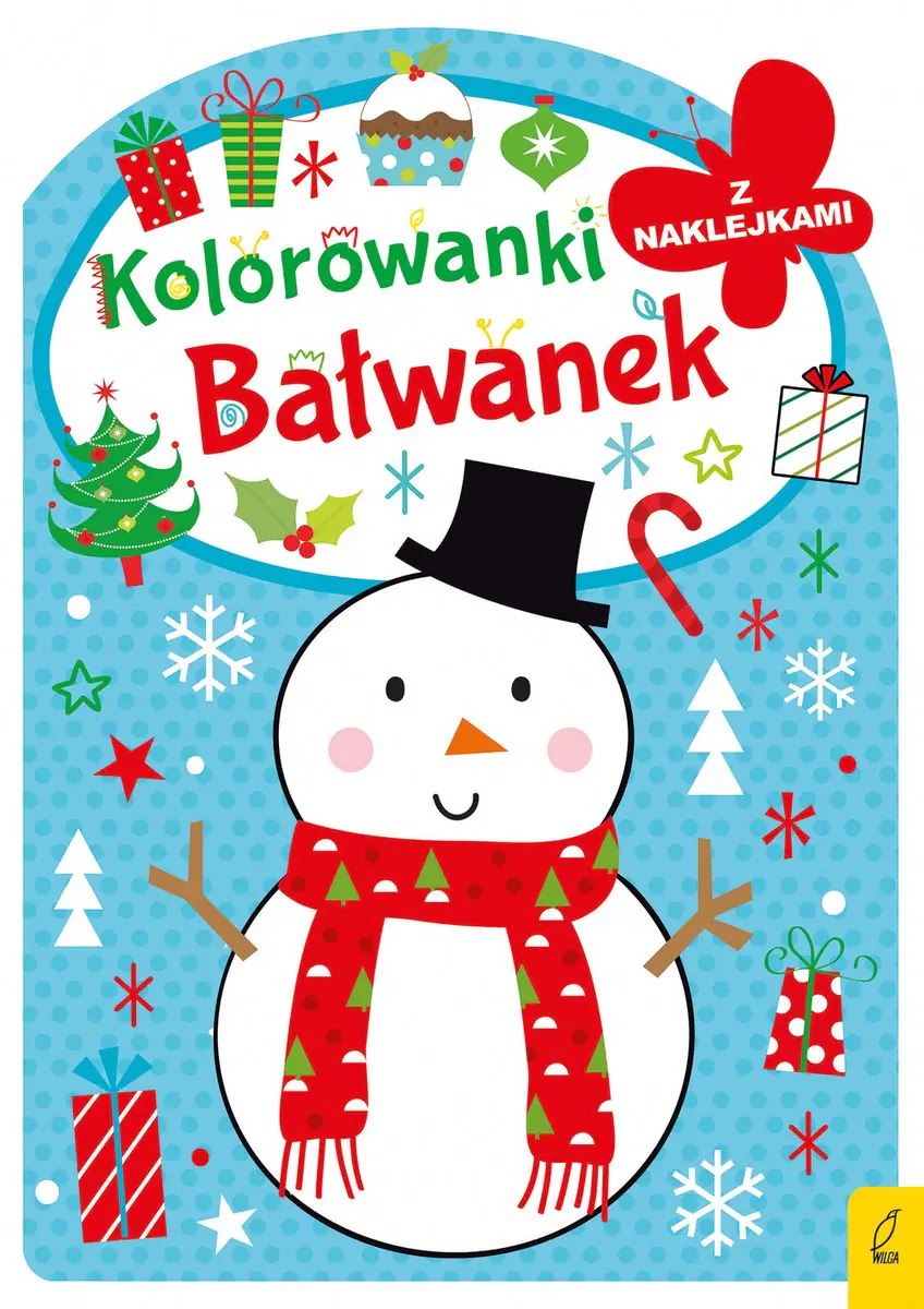 Książka - Bałwanek. Kolorowanka z wykrojnikiem