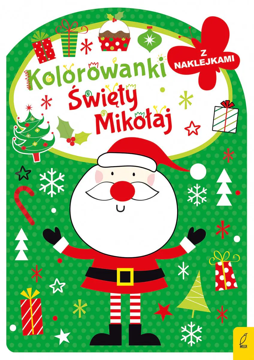Książka - Święty Mikołaj. Kolorowanka z wykrojnikiem