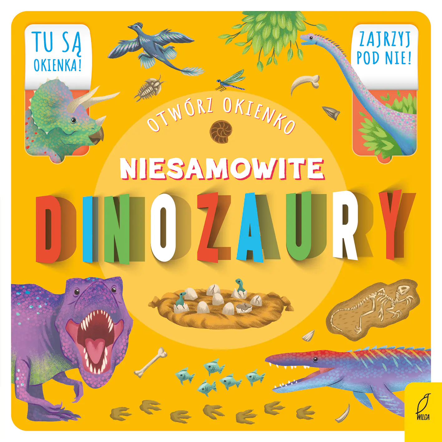 Książka - Niesamowite dinozaury. Otwórz okienko