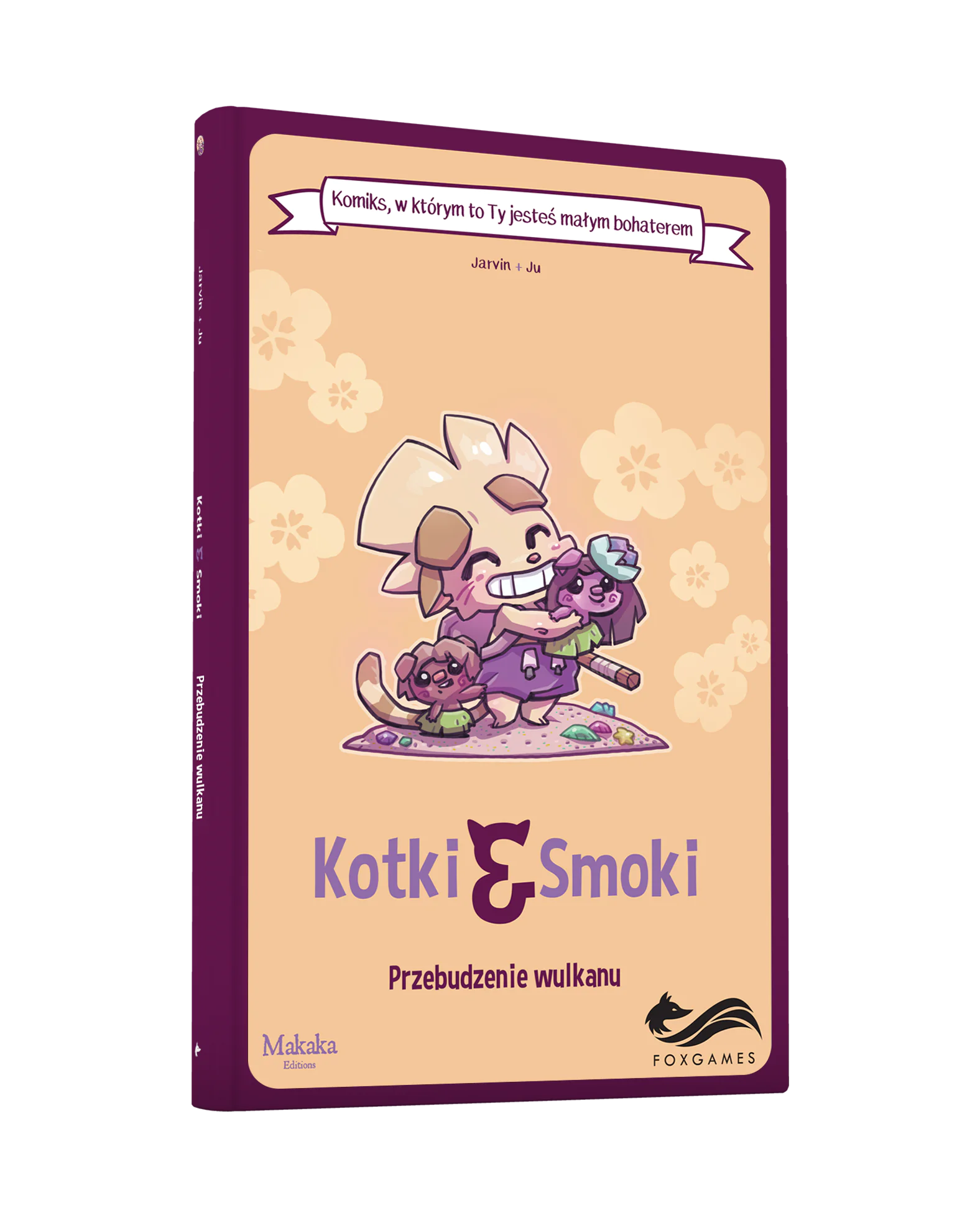 Książka - Przebudzenie wulkanu. Kotki i smoki