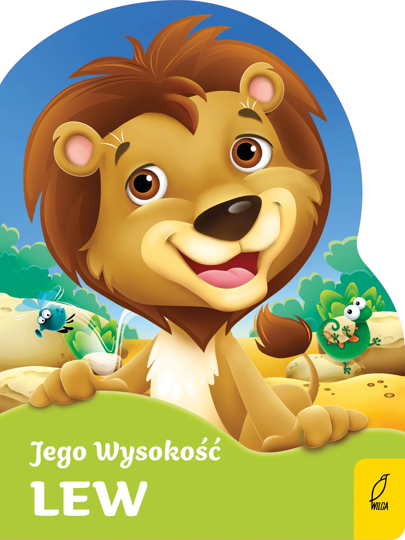 Książka - Jego Wysokość Lew. Wykrojnik