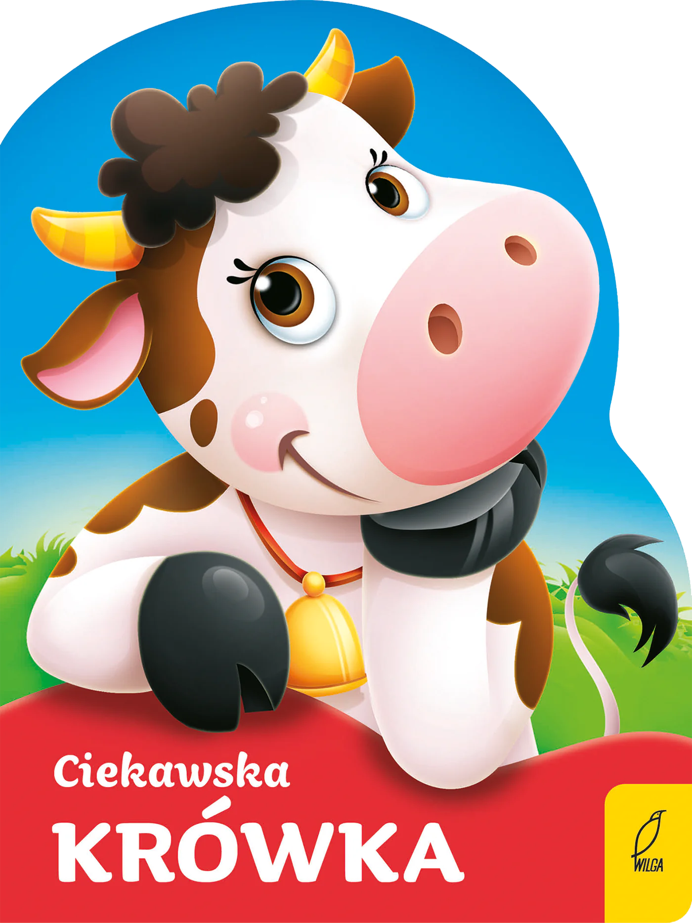 Książka - Ciekawska krówka. Wykrojnik