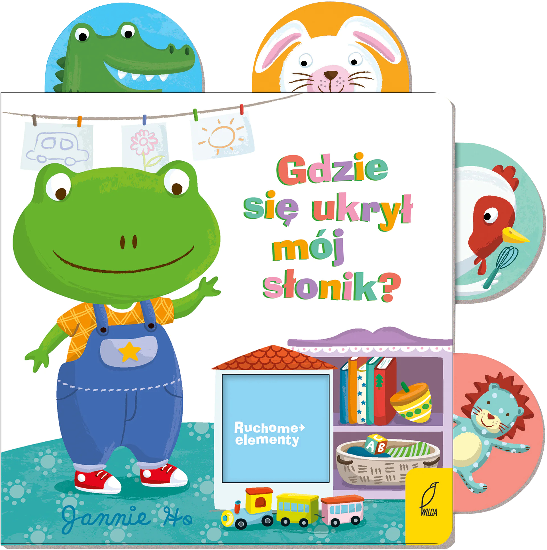 Książka - Gdzie się ukrył mój słonik? Ruchome elementy