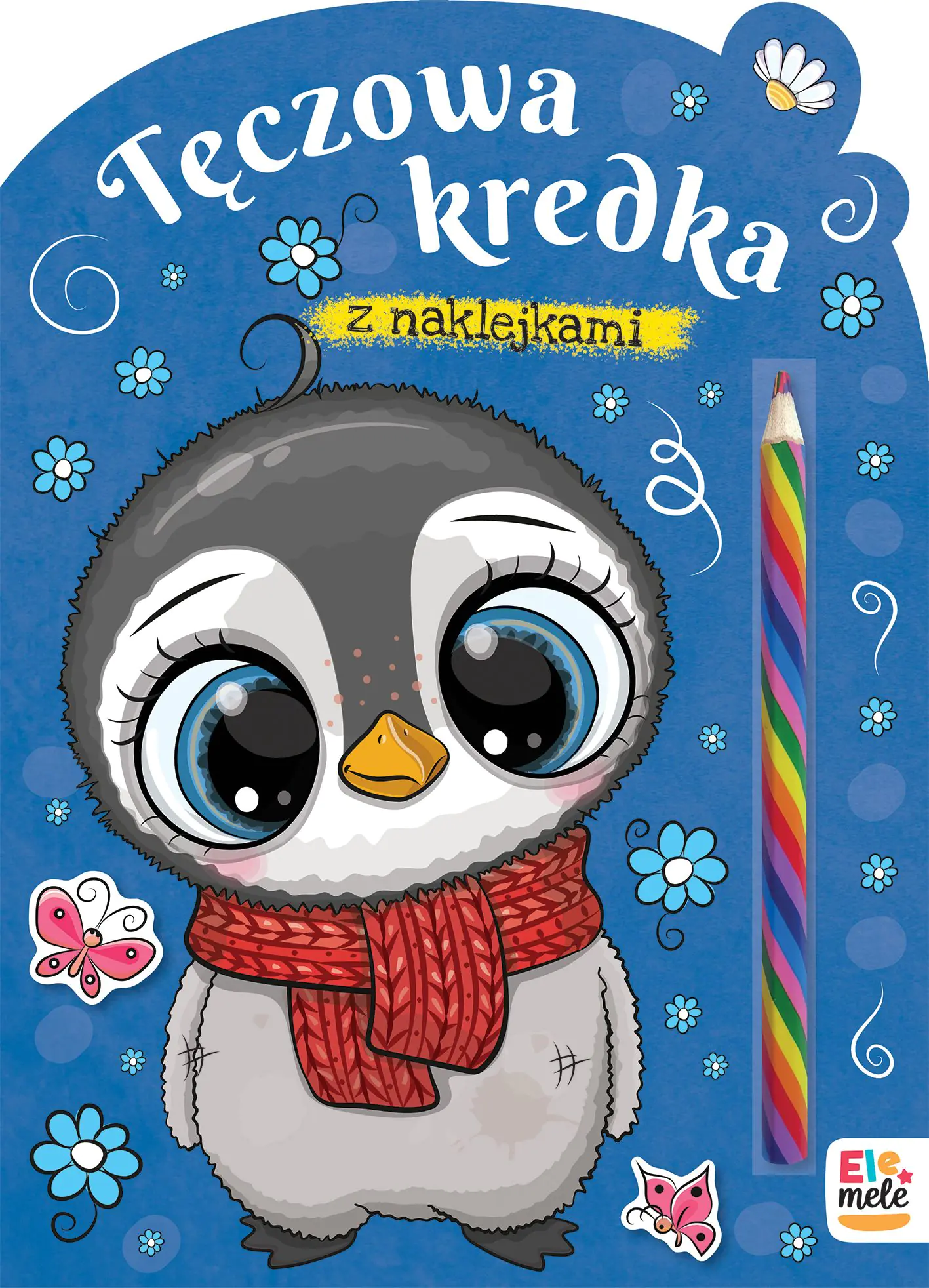 Książka - Tęczowa kredka. Pingwin