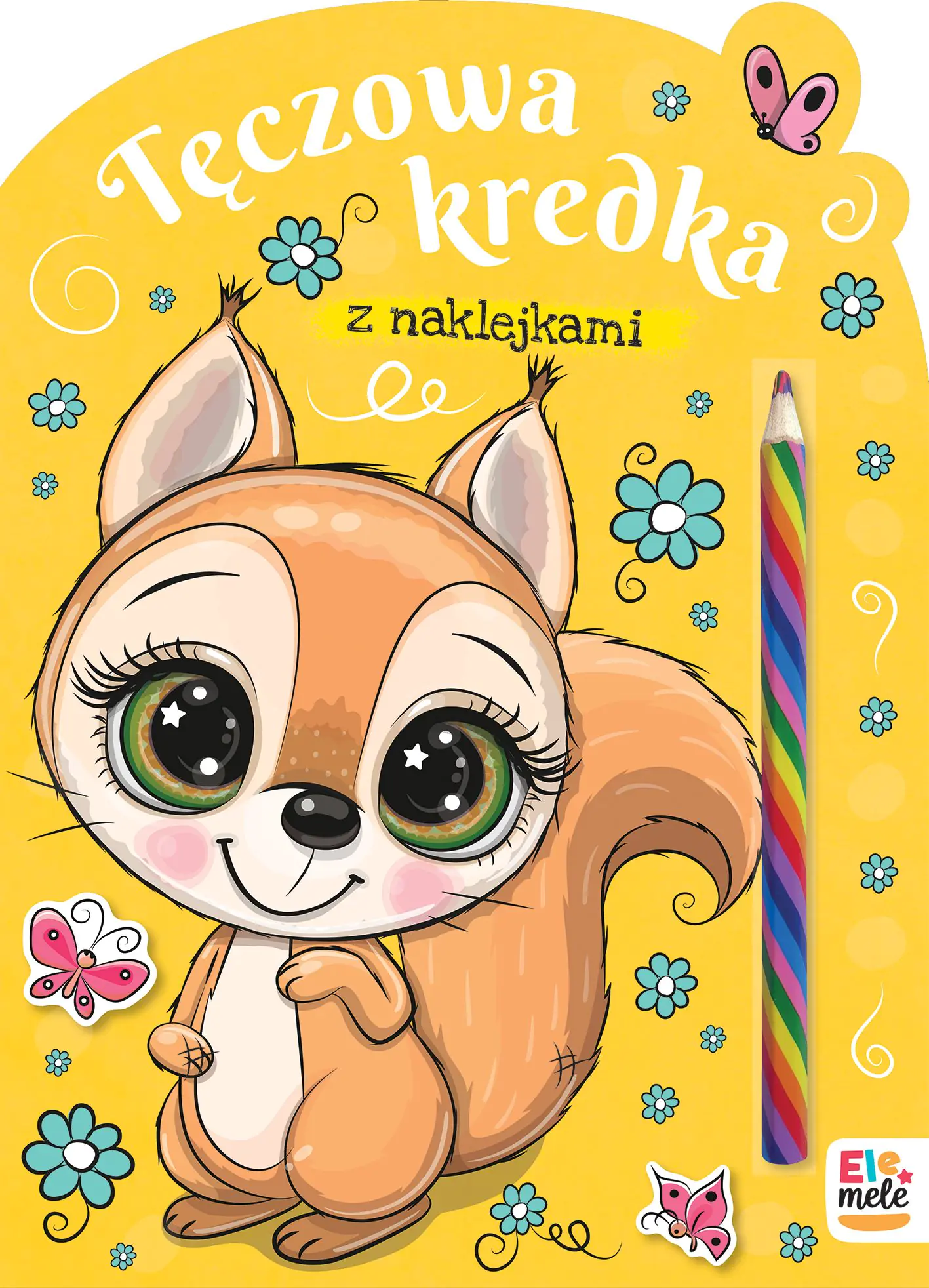 Książka - Tęczowa kredka. Wiewiórka