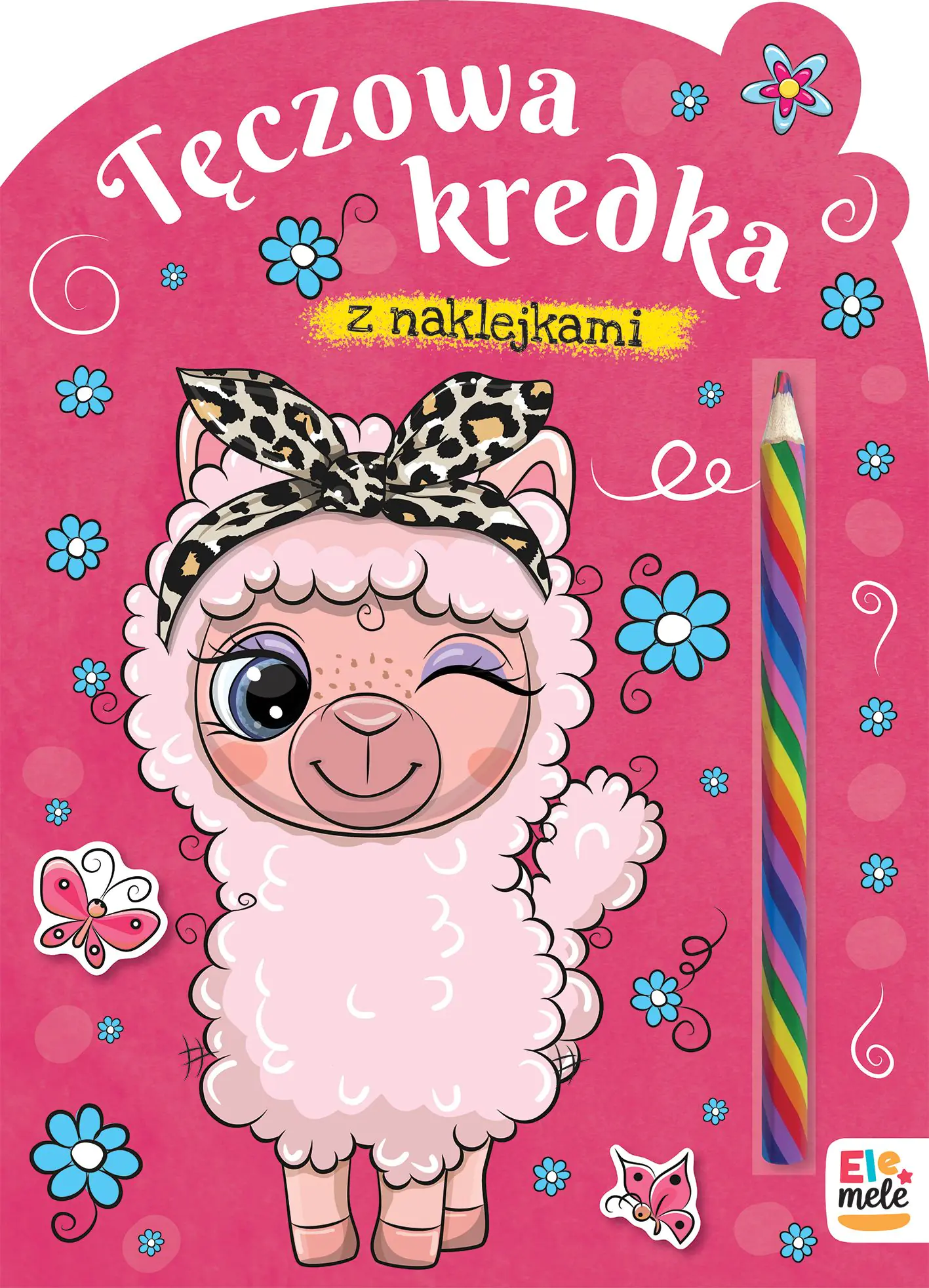 Książka - Tęczowa kredka. Lama