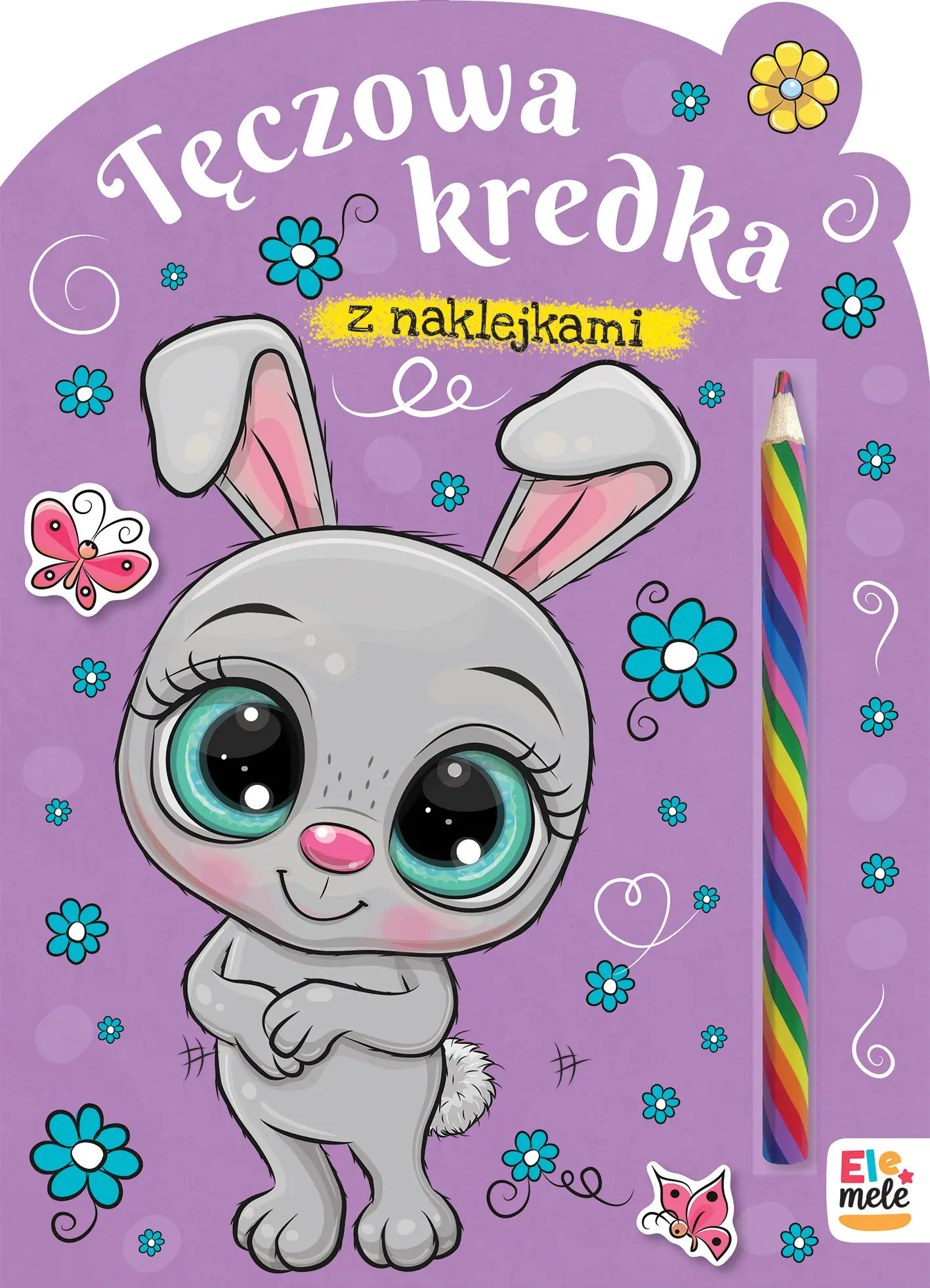 Książka - Tęczowa kredka. Królik