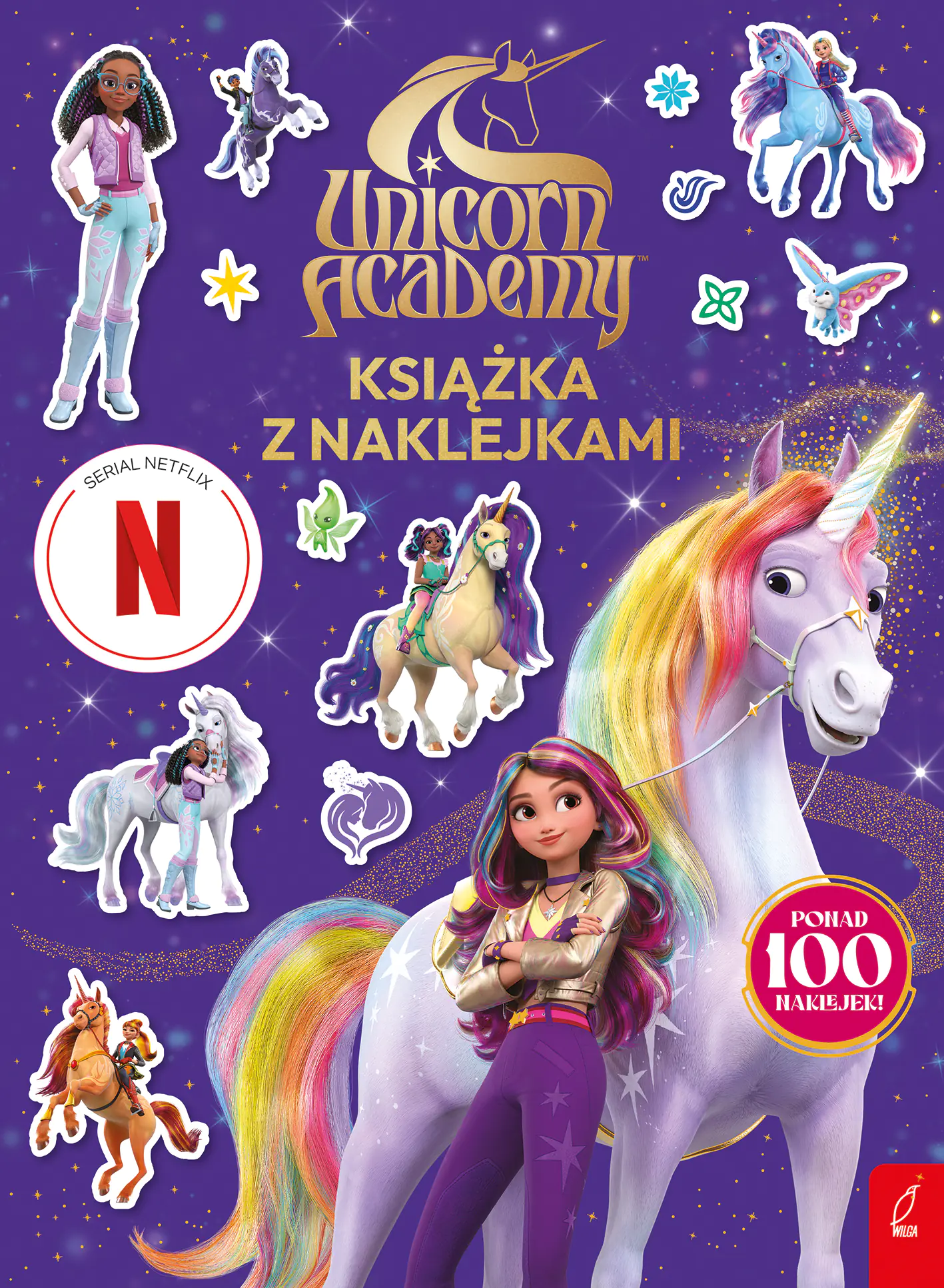 Książka - Unicorn Academy. Książka z naklejkami