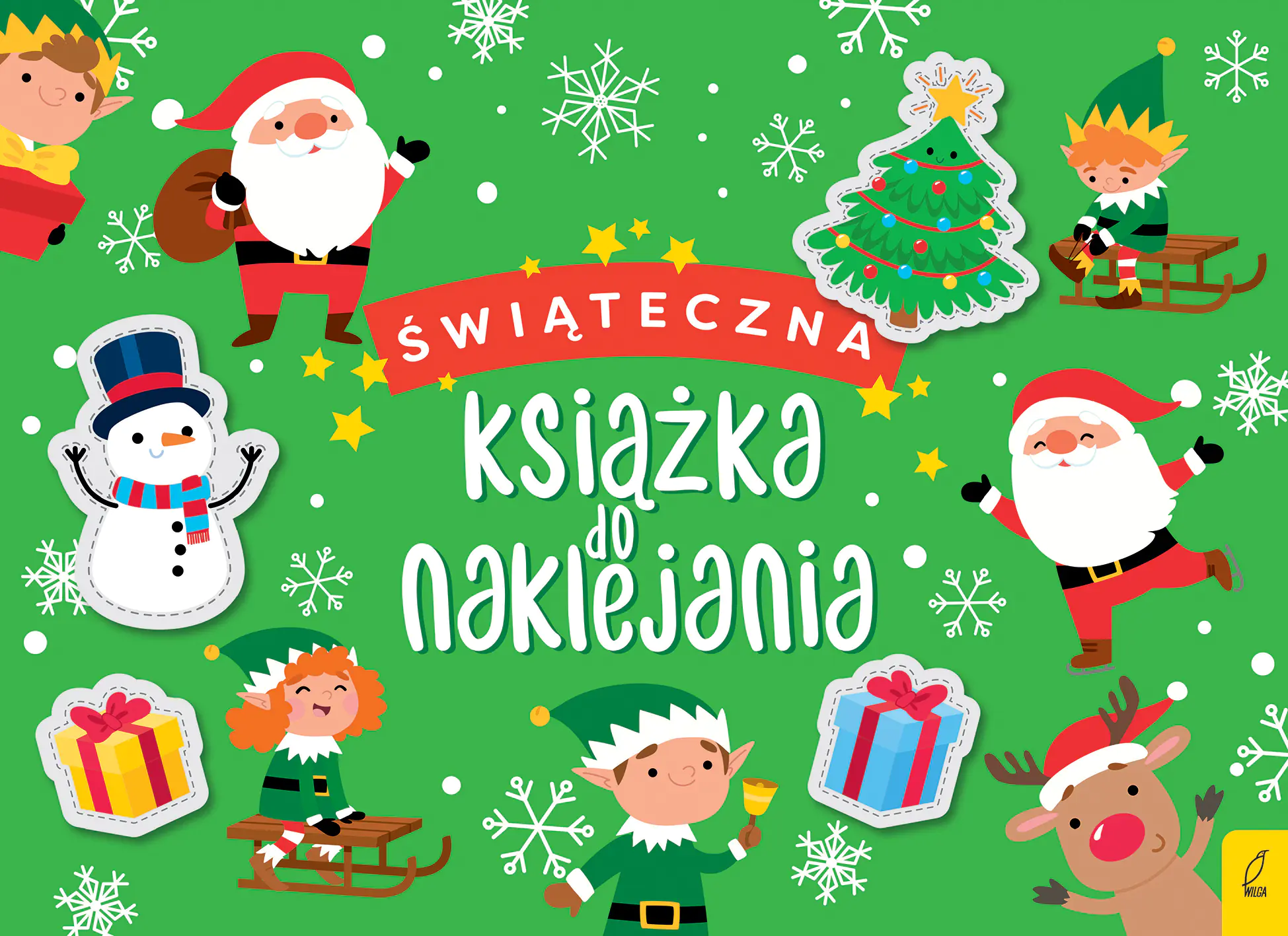 Książka - Świąteczna książka do naklejania