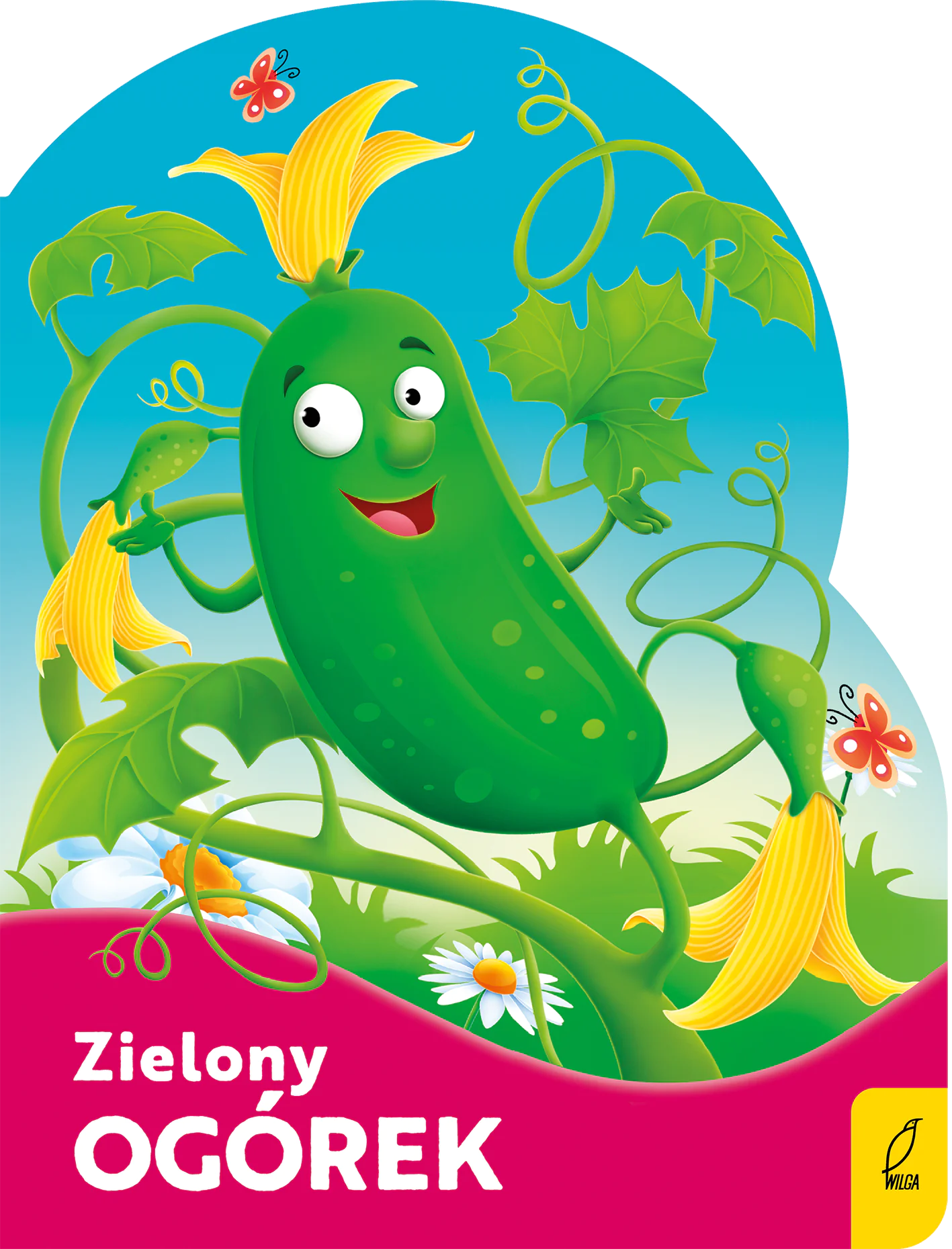 Książka - Zielony ogórek. Wykrojnik