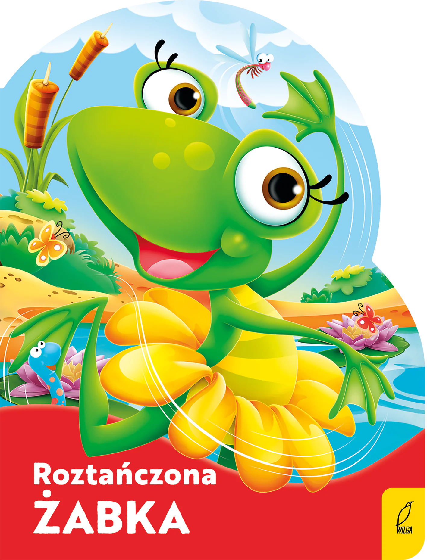 Książka - Roztańczona żabka. Wykrojnik