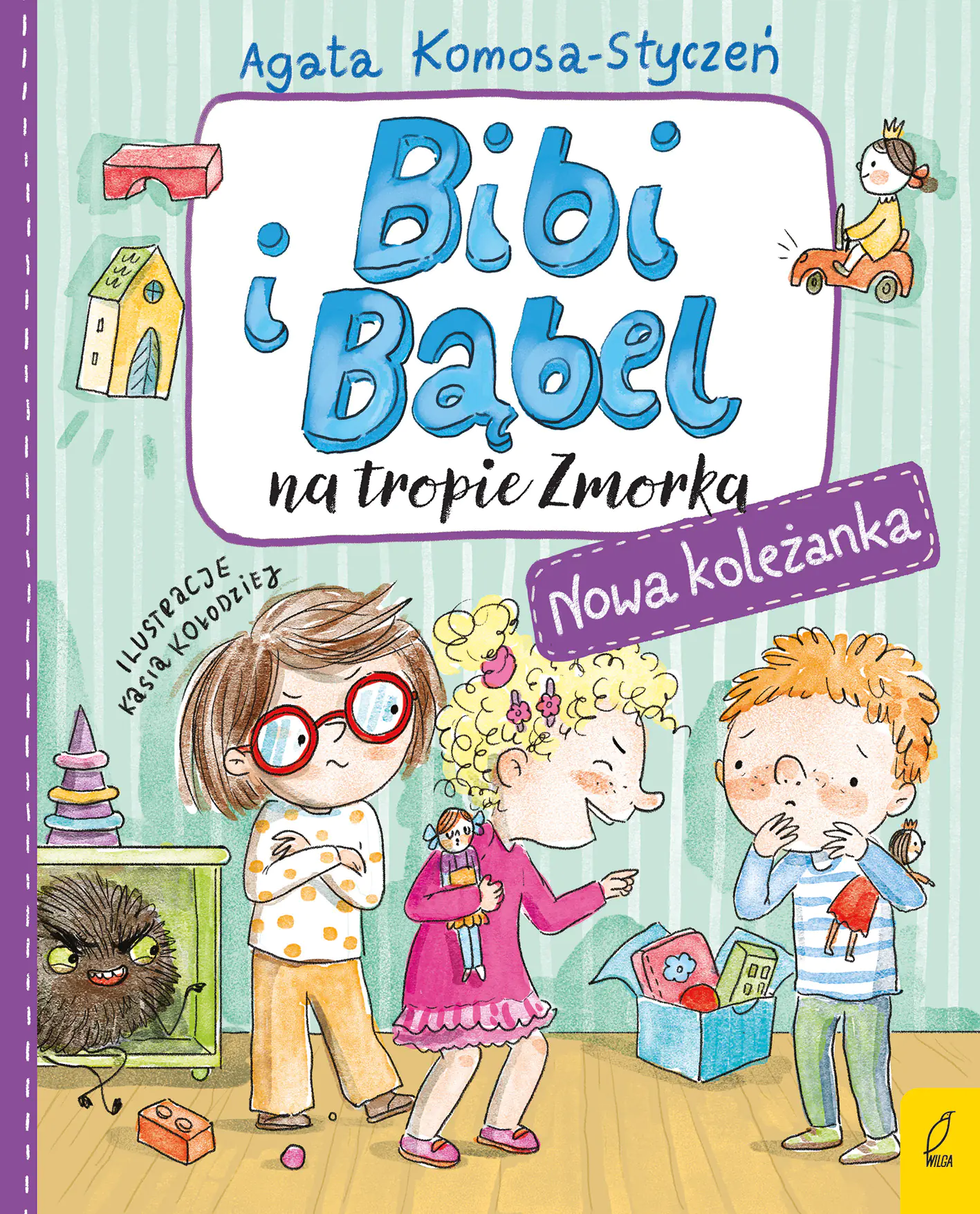 Książka - Nowa koleżanka. Bibi i Bąbel na tropie Zmorka