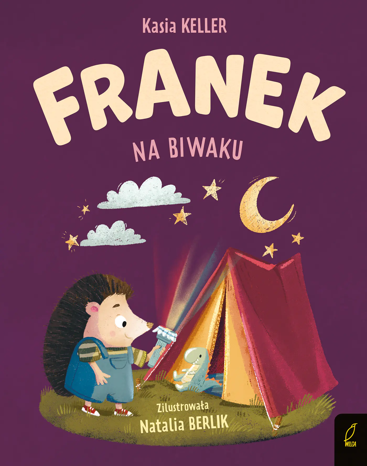 Książka - Franek na biwaku. Jeżyk Franek