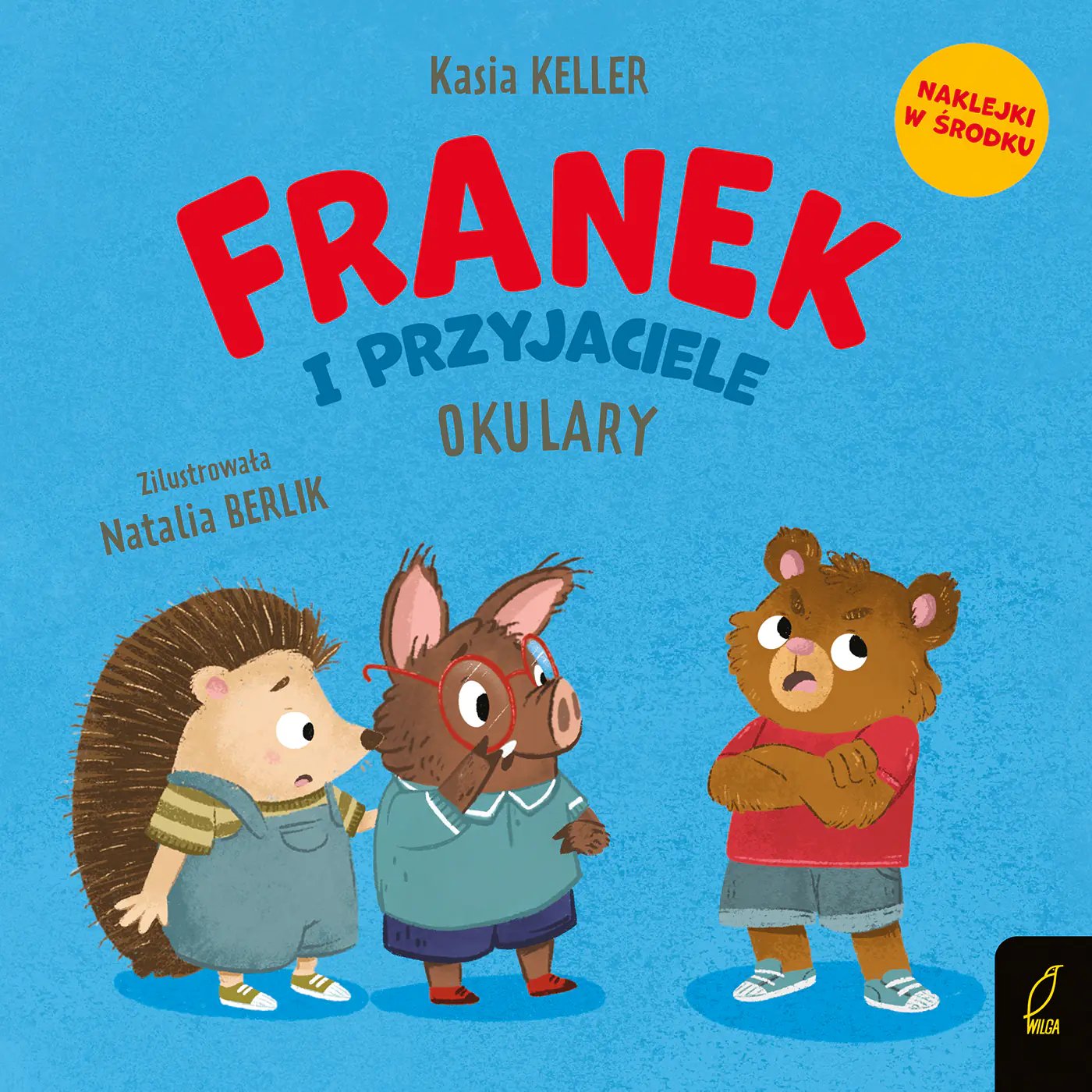 Książka - Franek i przyjaciele. Okulary. Jeżyk Franek