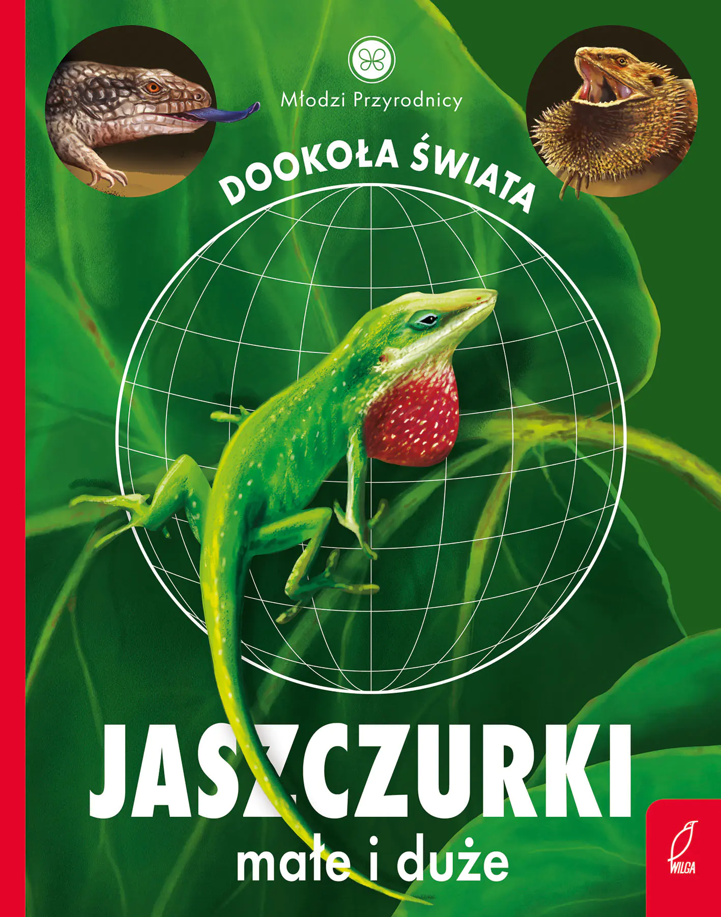 Książka - Jaszczurki małe i duże. Młodzi przyrodnicy