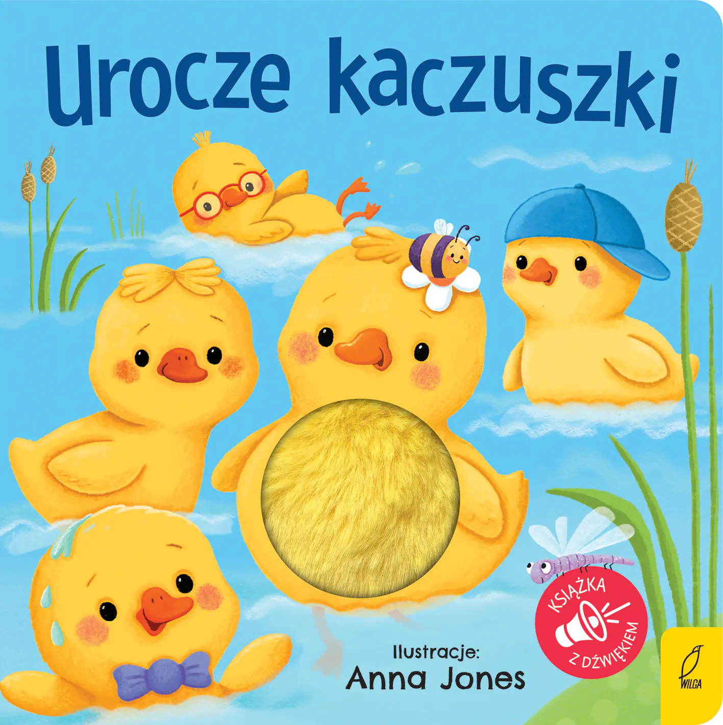 Książka - Urocze kaczuszki. Naciśnij brzuszek