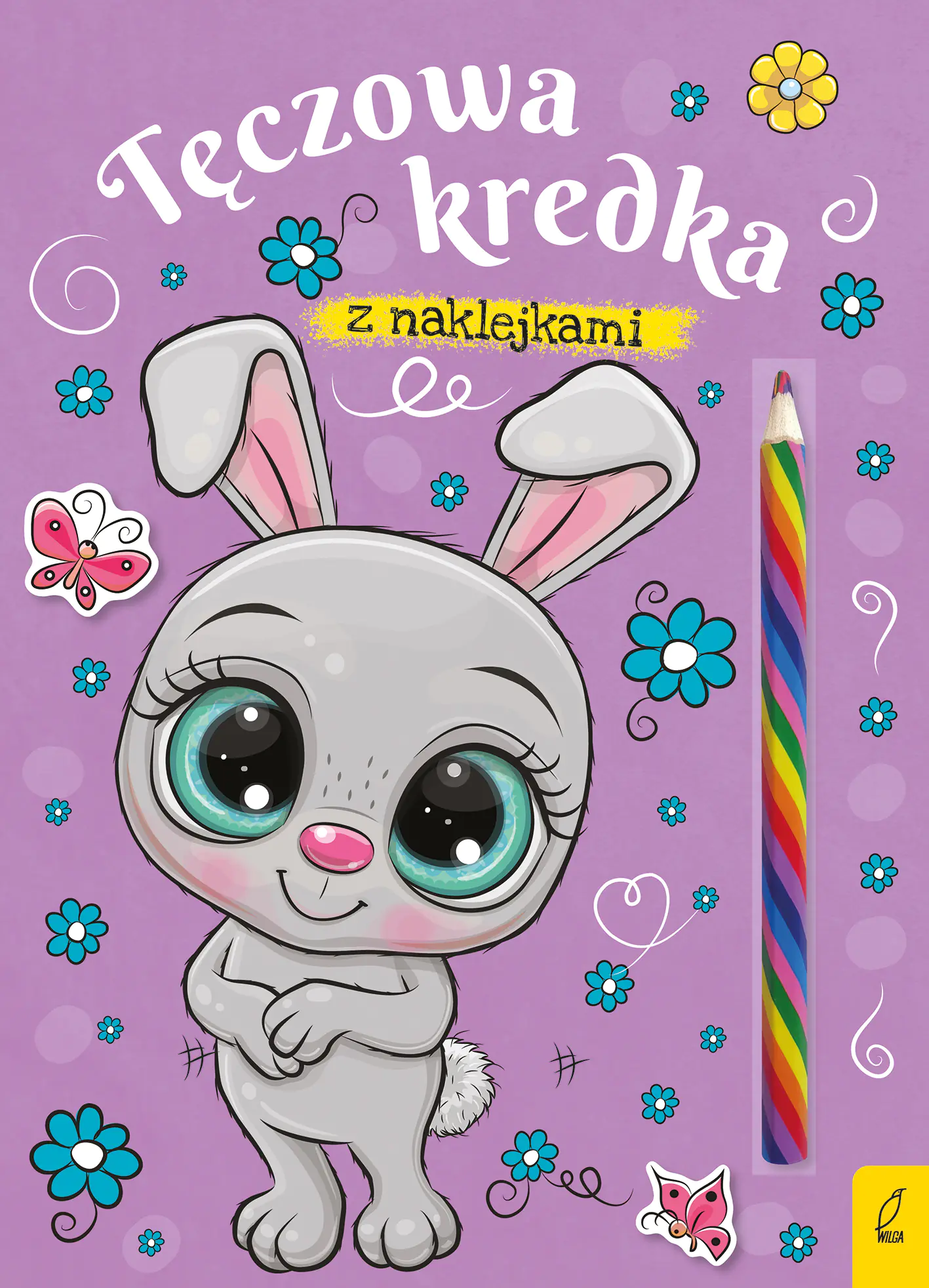 Książka - Tęczowa kredka. Królik