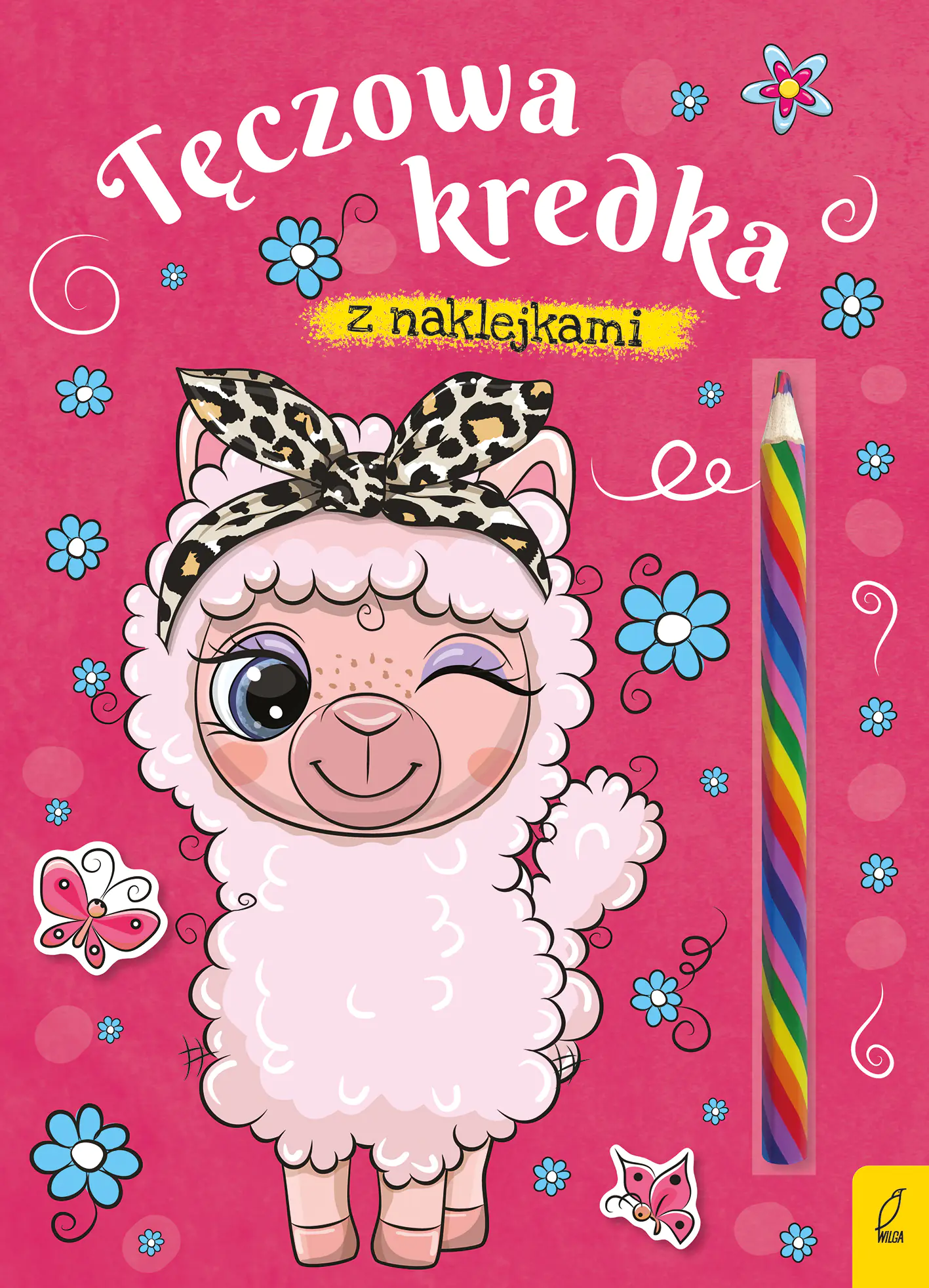 Książka - Tęczowa kredka. Lama