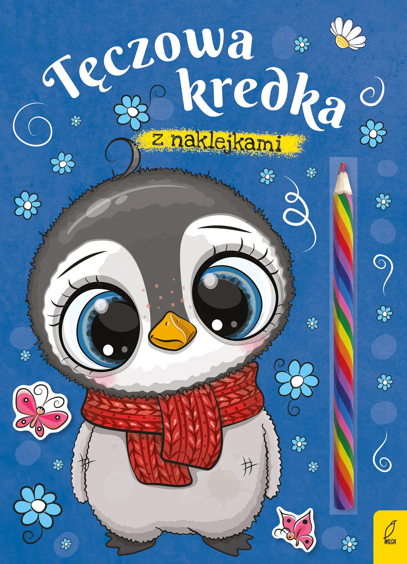Książka - Tęczowa kredka. Pingwin