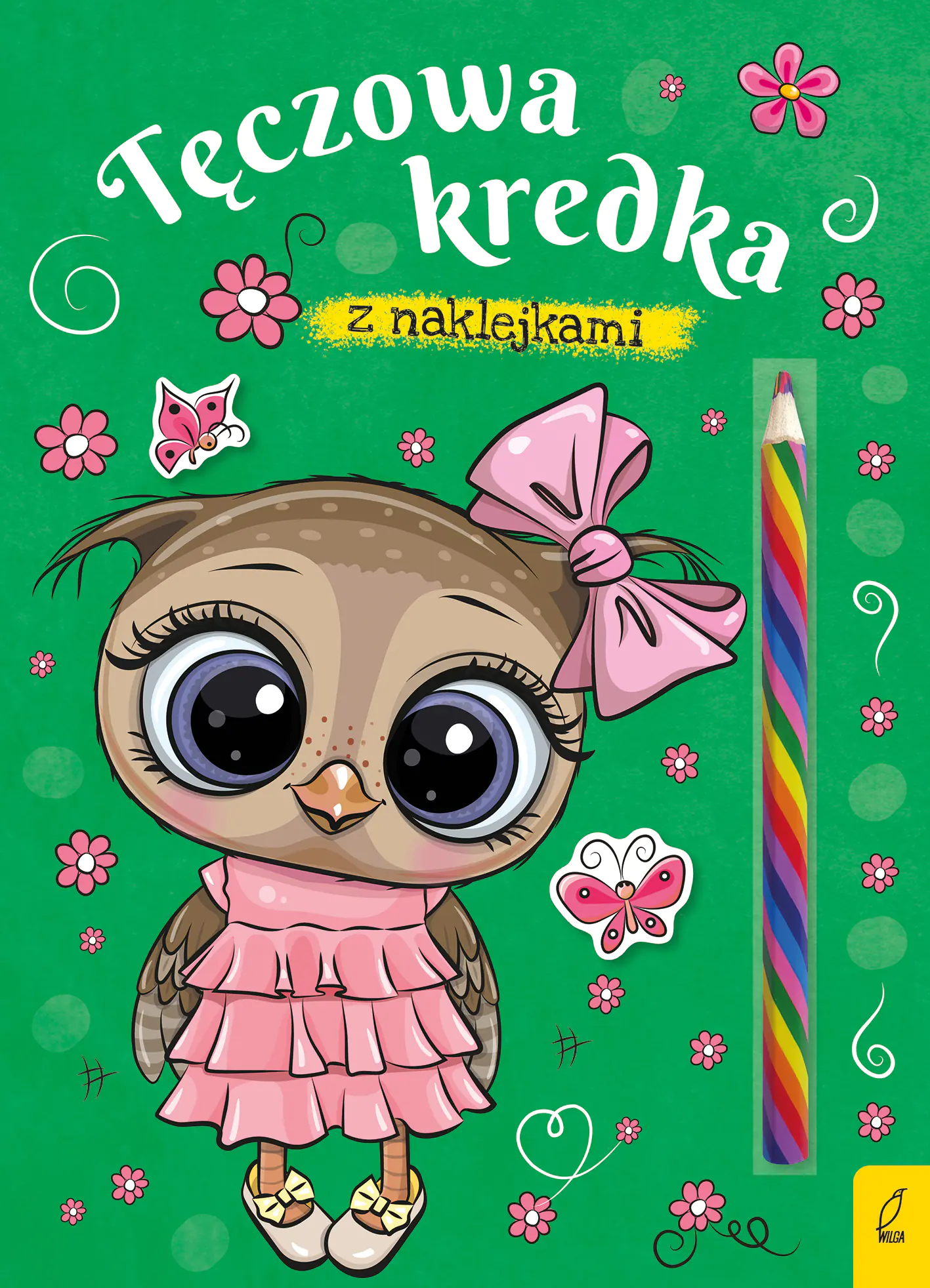 Książka - Tęczowa kredka. Sówka