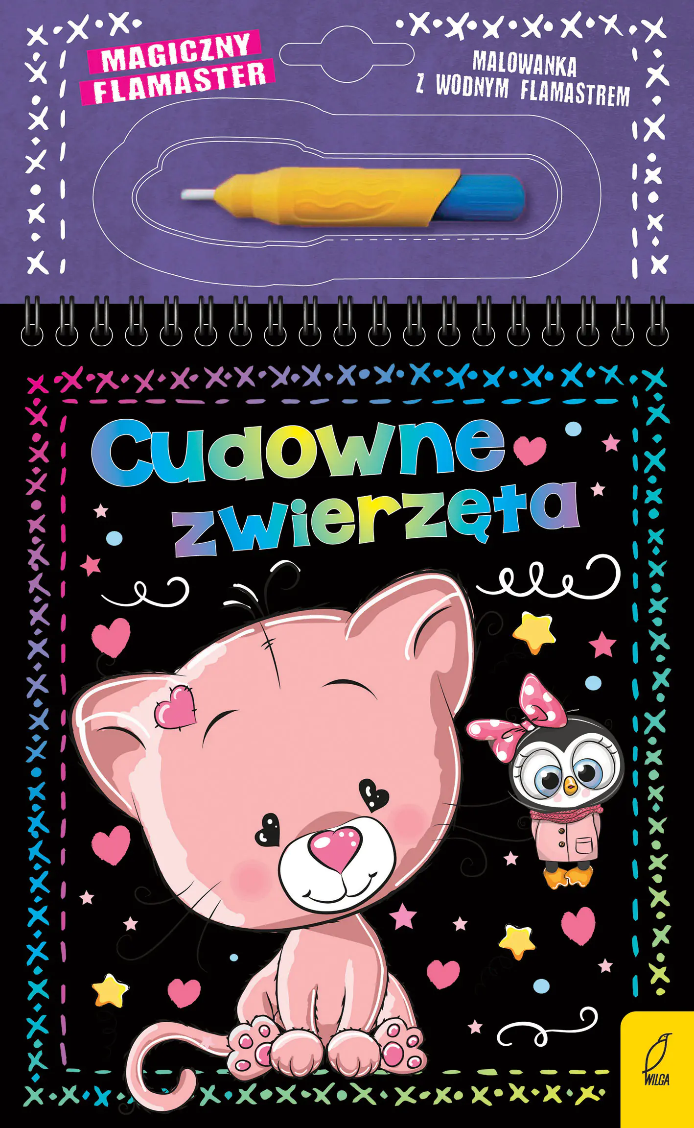 Książka - Magiczny flamaster. Cudowne zwierzęta