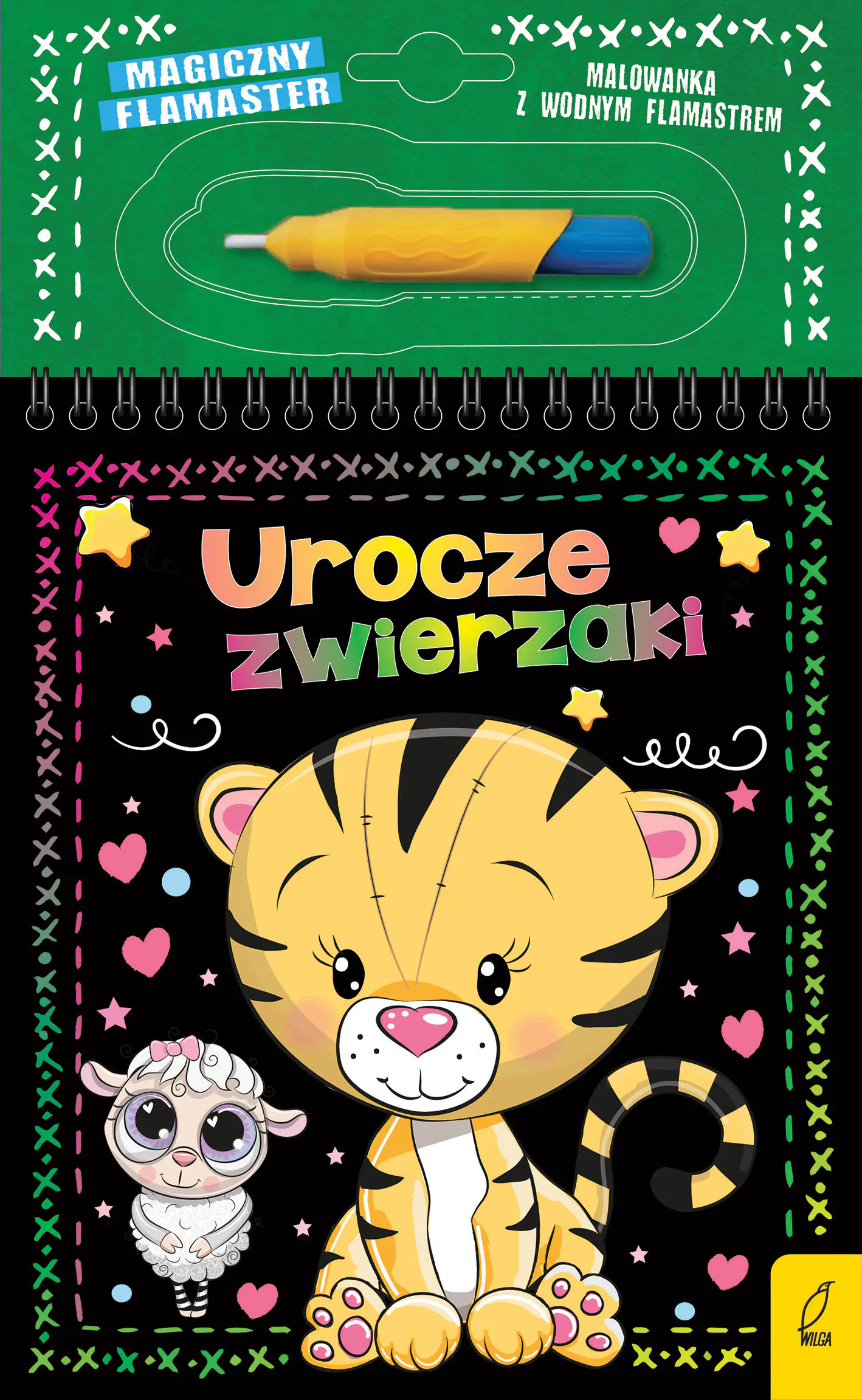 Książka - Magiczny flamaster. Urocze zwierzaki