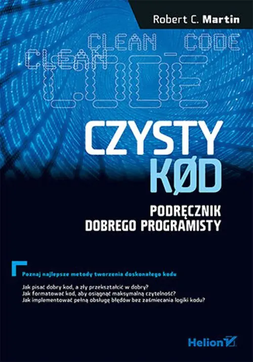 Książka - Czysty kod. Podręcznik dobrego programisty