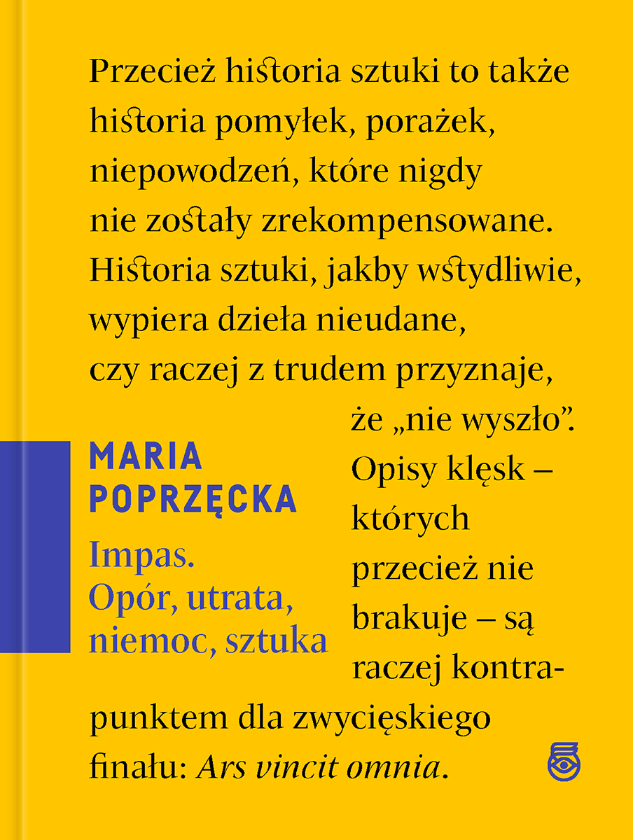Książka - Impas. Opór, utrata, niemoc, sztuka