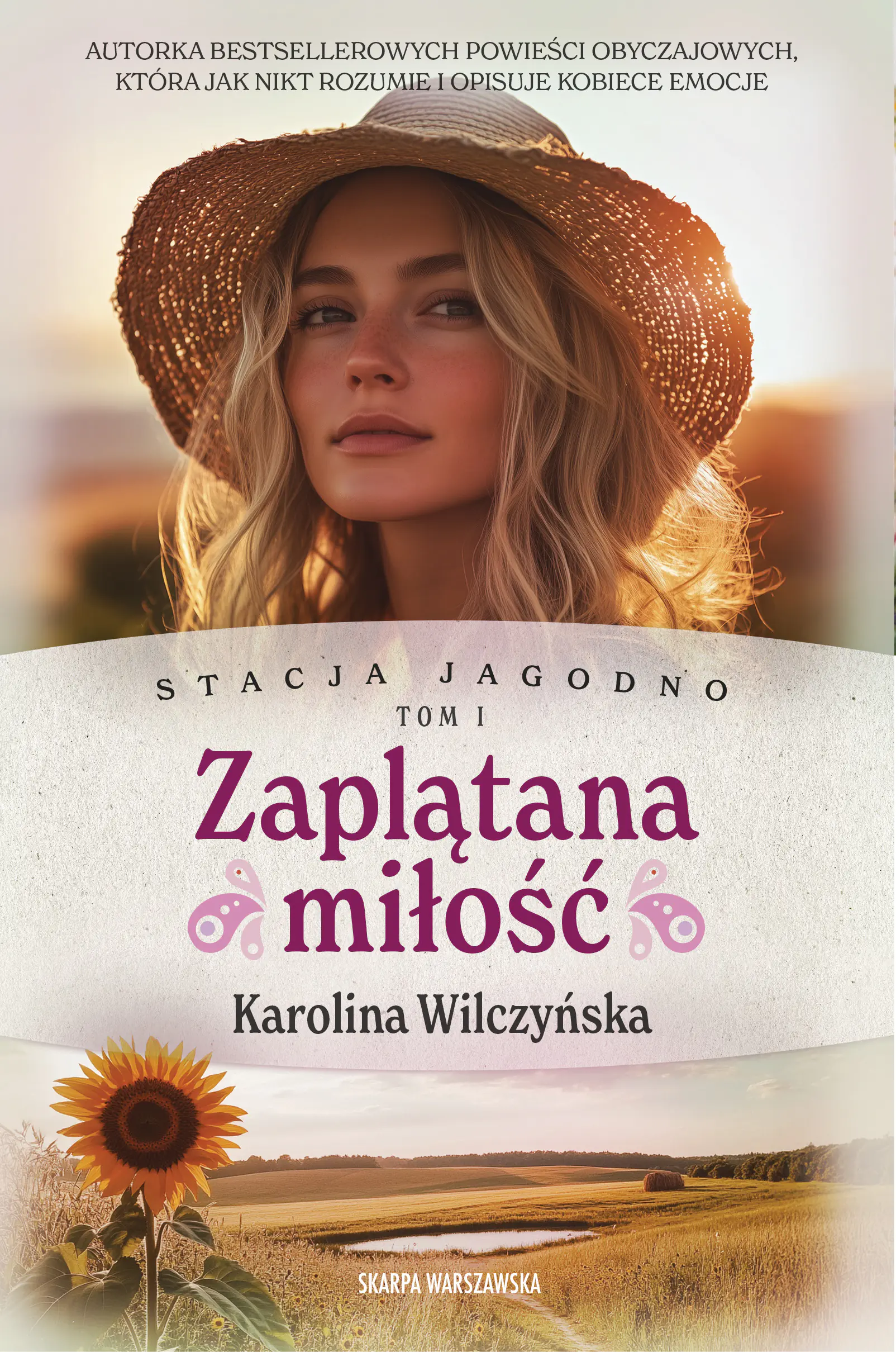 Książka - Stacja Jagodno. Zaplątana miłość (barwione brzegi)