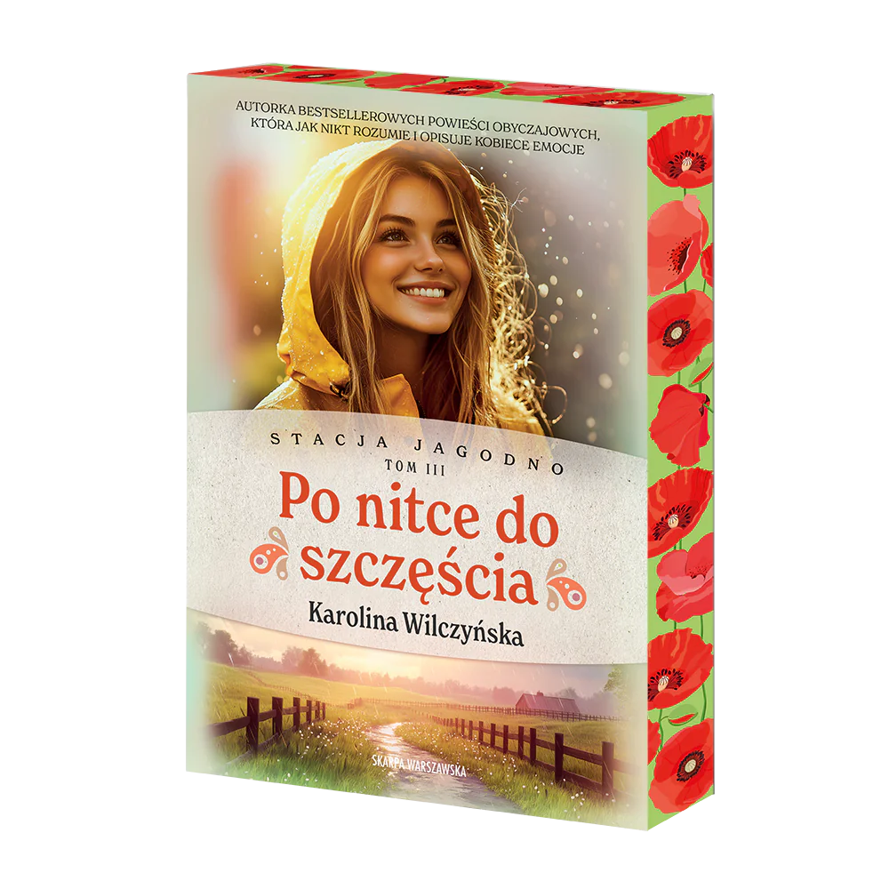 Książka - Stacja Jagodno. Po nitce do szczęścia (barwione brzegi)