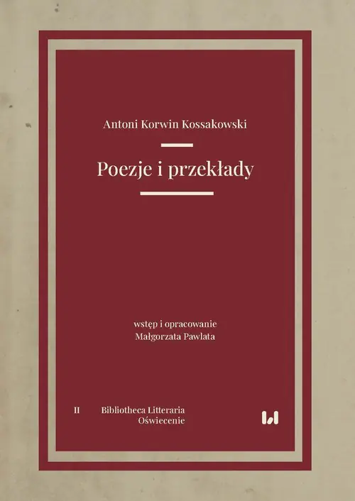 Książka - Poezje i przekłady