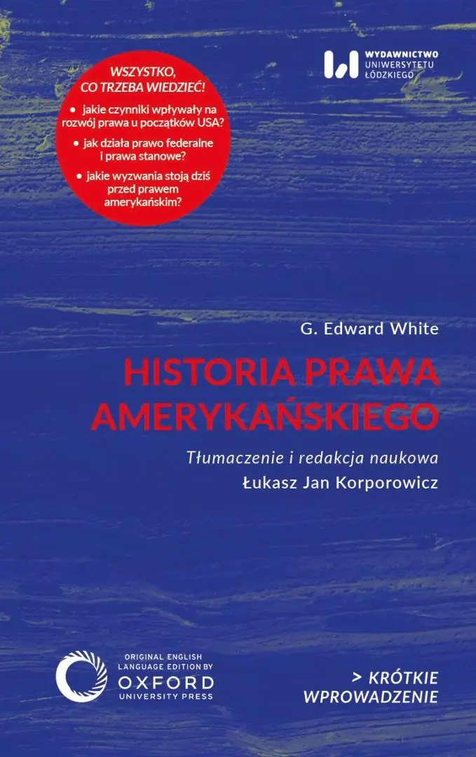 Książka - Historia prawa amerykańskiego