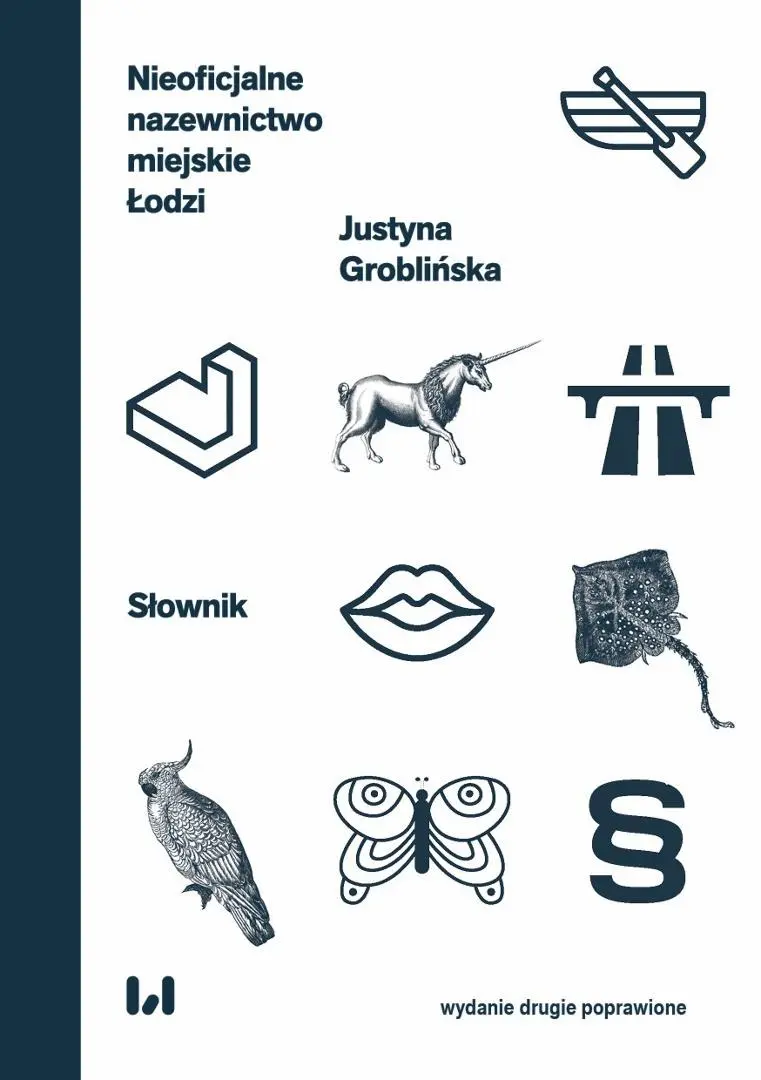 Książka - Nieoficjalne nazewnictwo miejskie Łodzi. Słownik