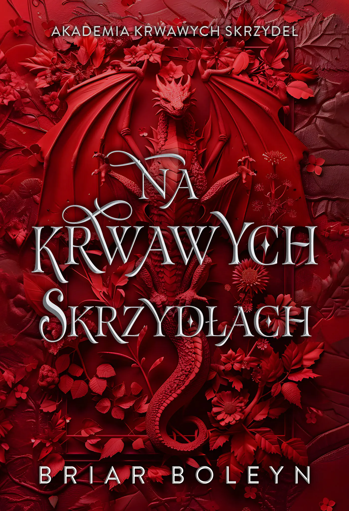 Książka - Na krwawych skrzydłach. Akademia krwawych skrzydeł. Tom 1 (barwione brzegi)
