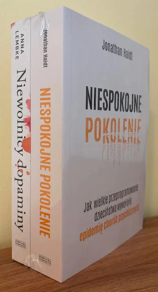 Książka - Pakiet Niespokojne Pokolenie /Białe/ + Niewolnicy Dopaminy