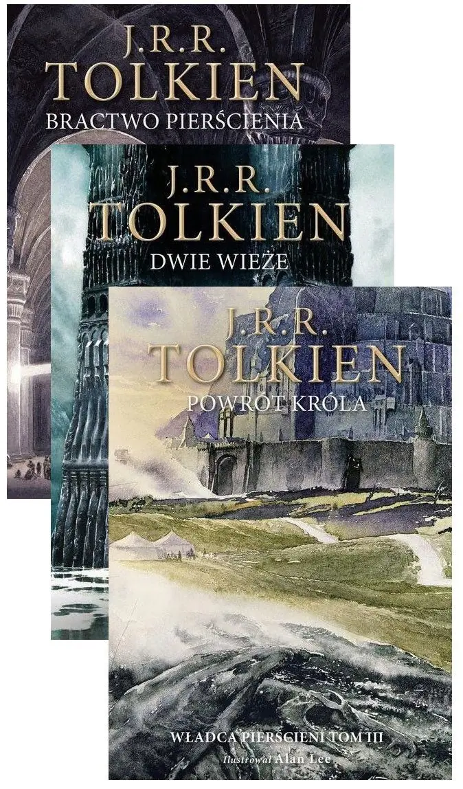 Książka - Pakiet - Władca Pierścieni: Bractwo pierścienia / Dwie wieże / Powrót króla (wydanie ilustrowane)